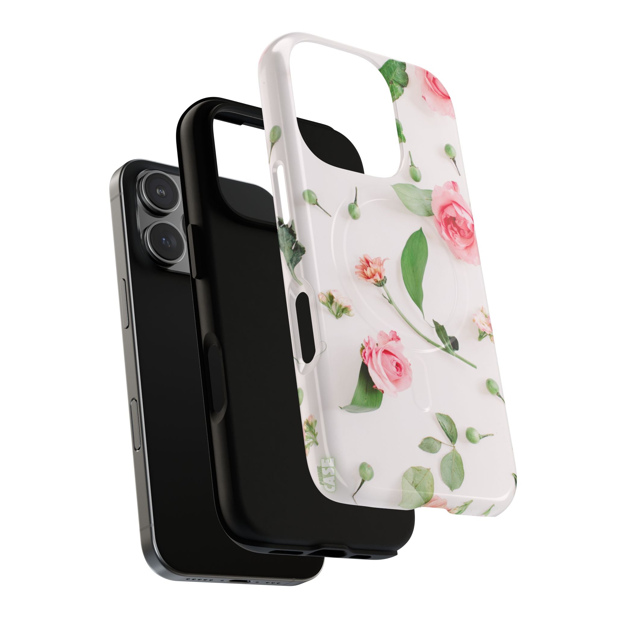 Floral Rose Tough Magnetic Phone Case