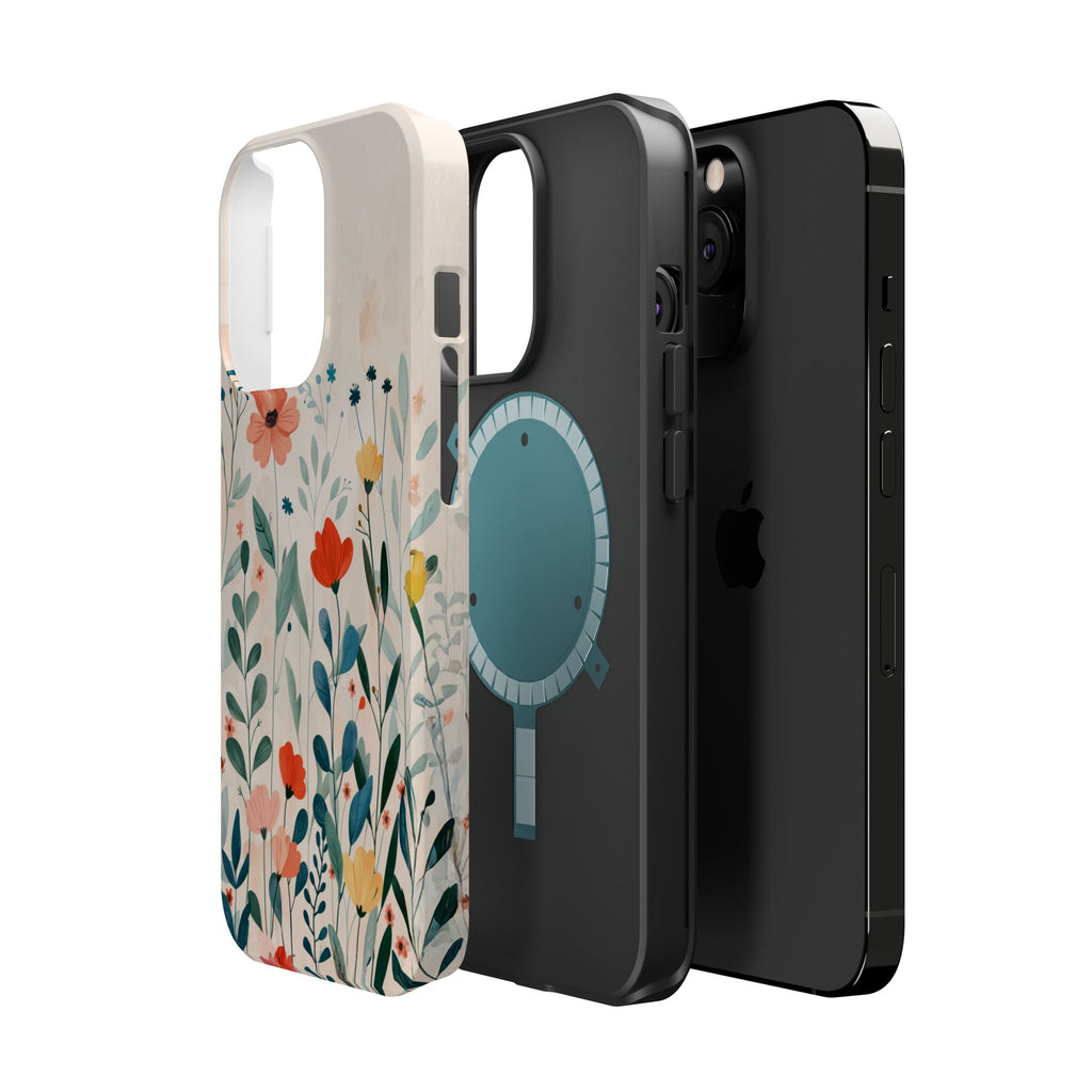 Floral Garden Magnetic Impact-Resistant Phone Case