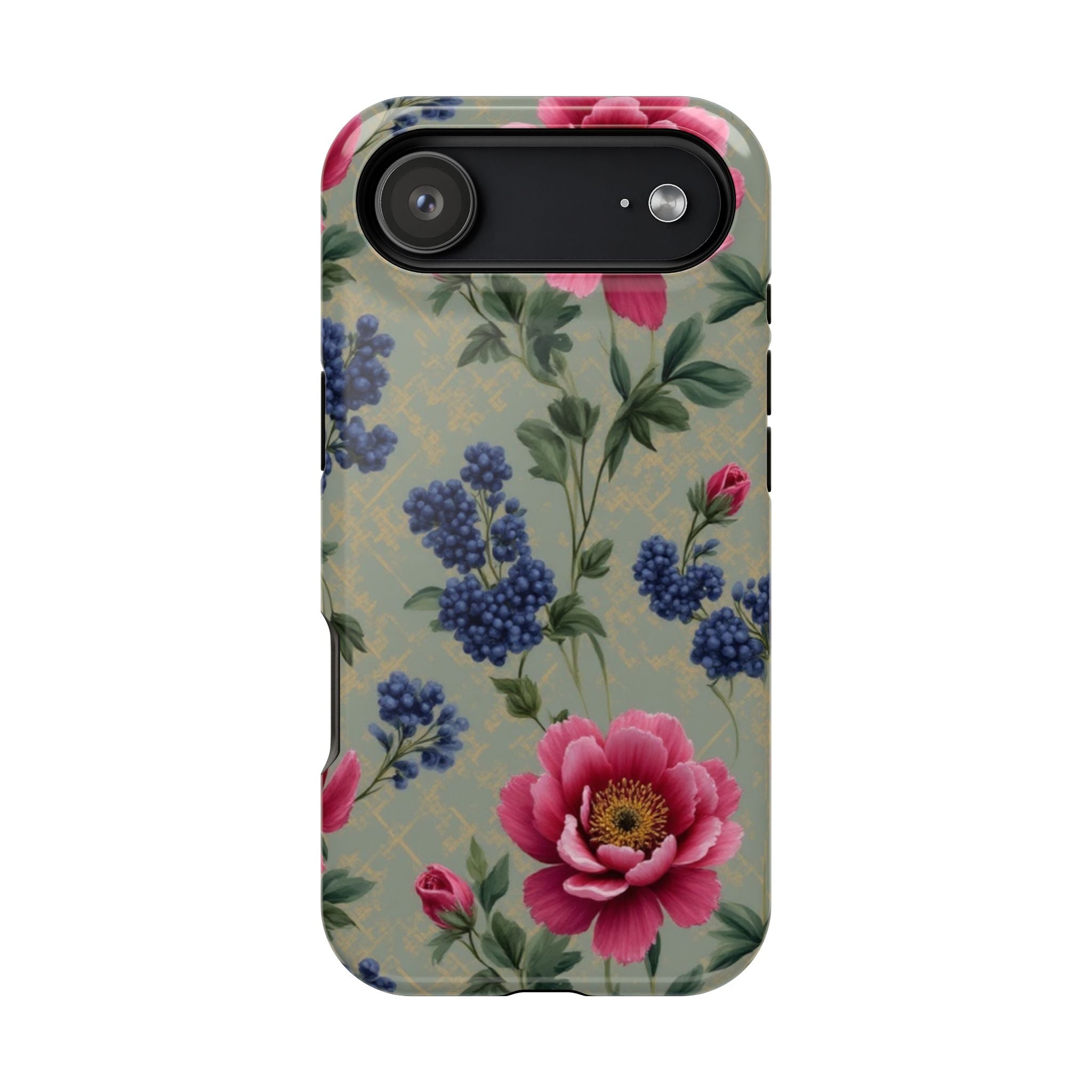 Floral Vintage Magnetic Impact-Resistant Phone Case