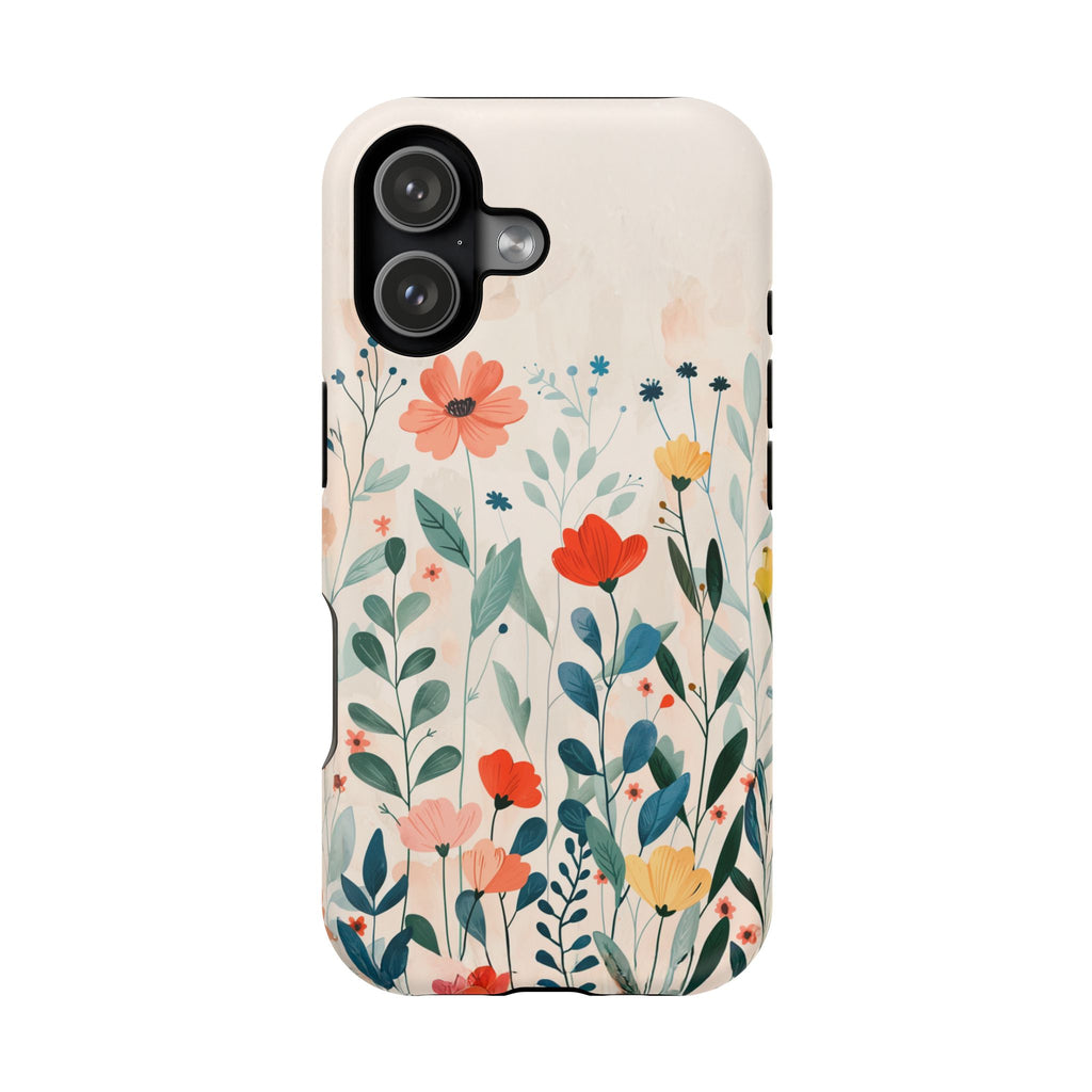 Floral Garden Magnetic Impact-Resistant Phone Case