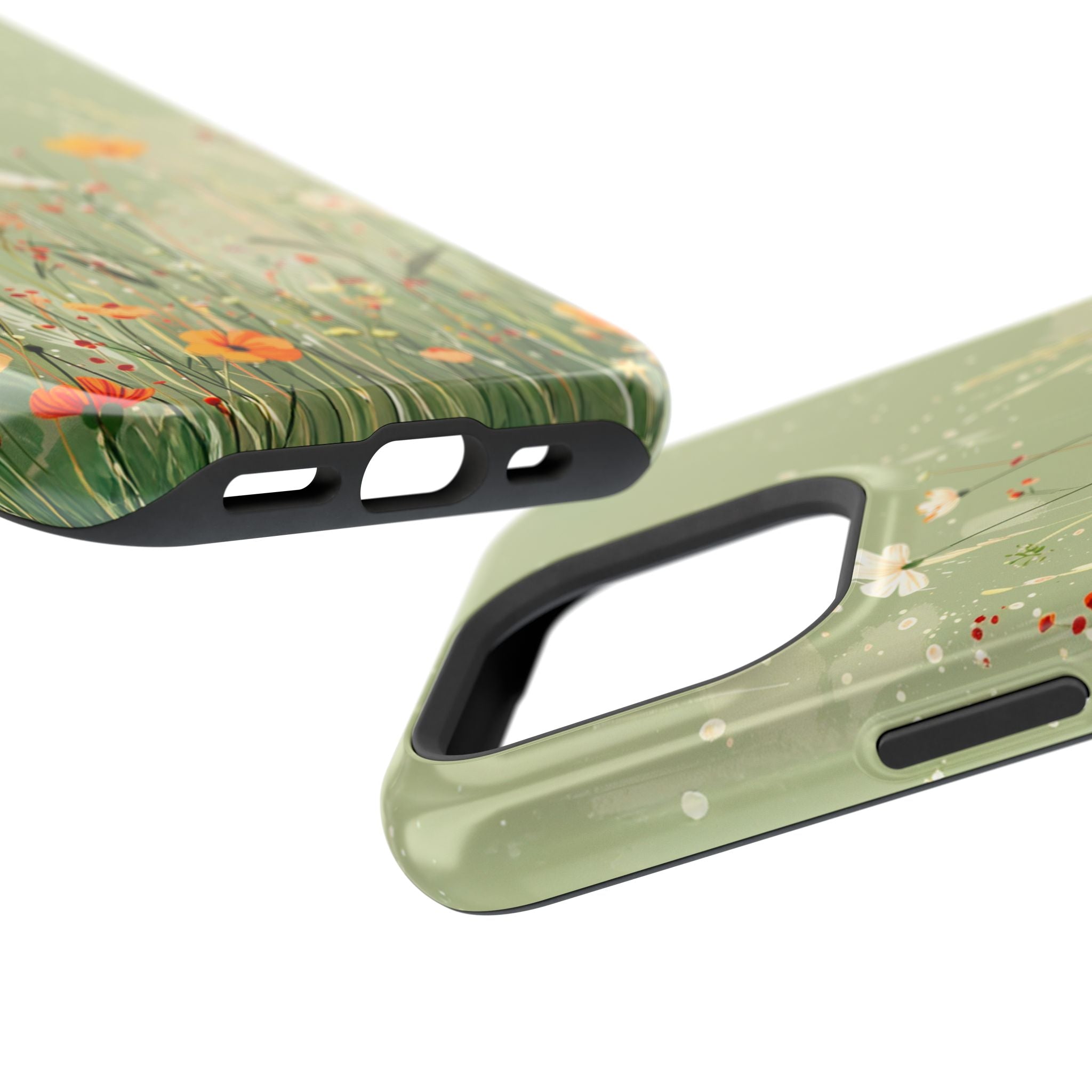 Floral Meadow Magnetic Impact-Resistant Phone Case