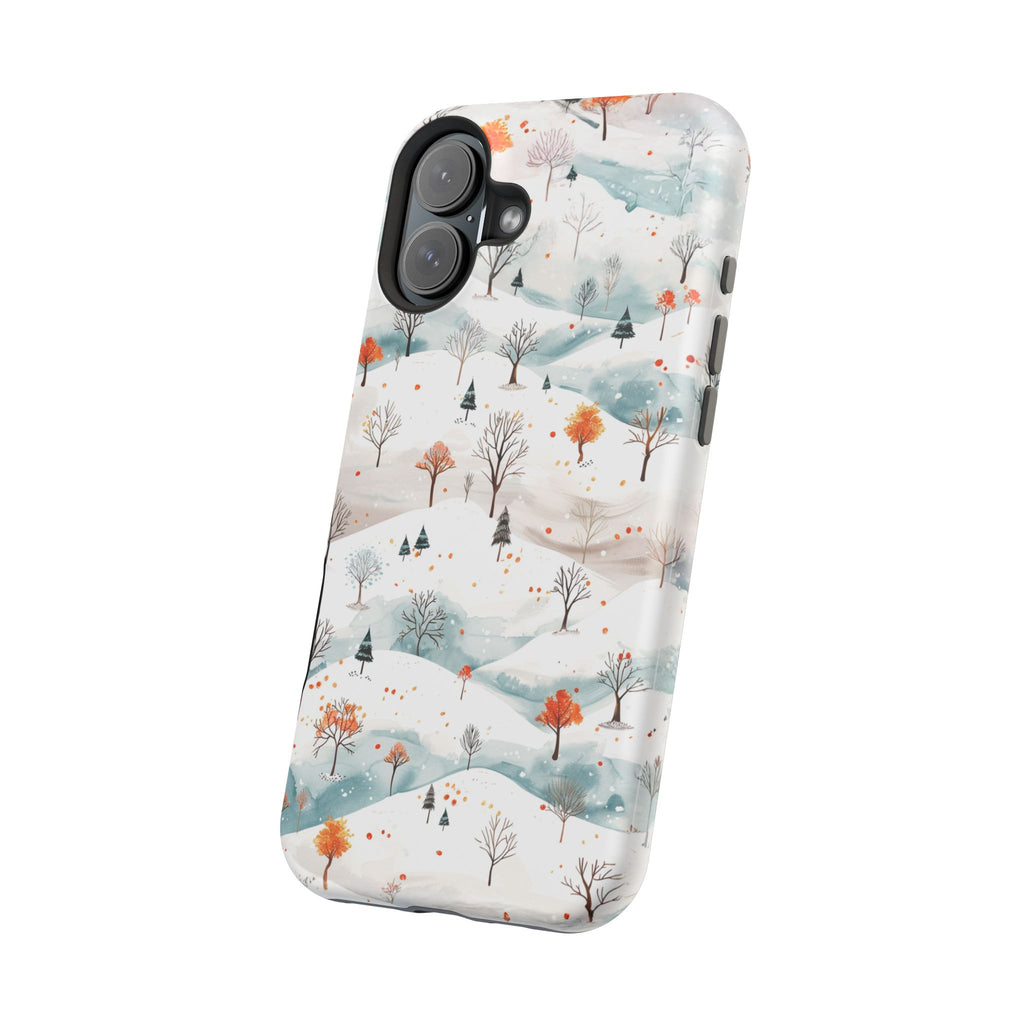 Winter Woodland Magnetic Phone Case — Impact-Resistant MagSafe-Compatible