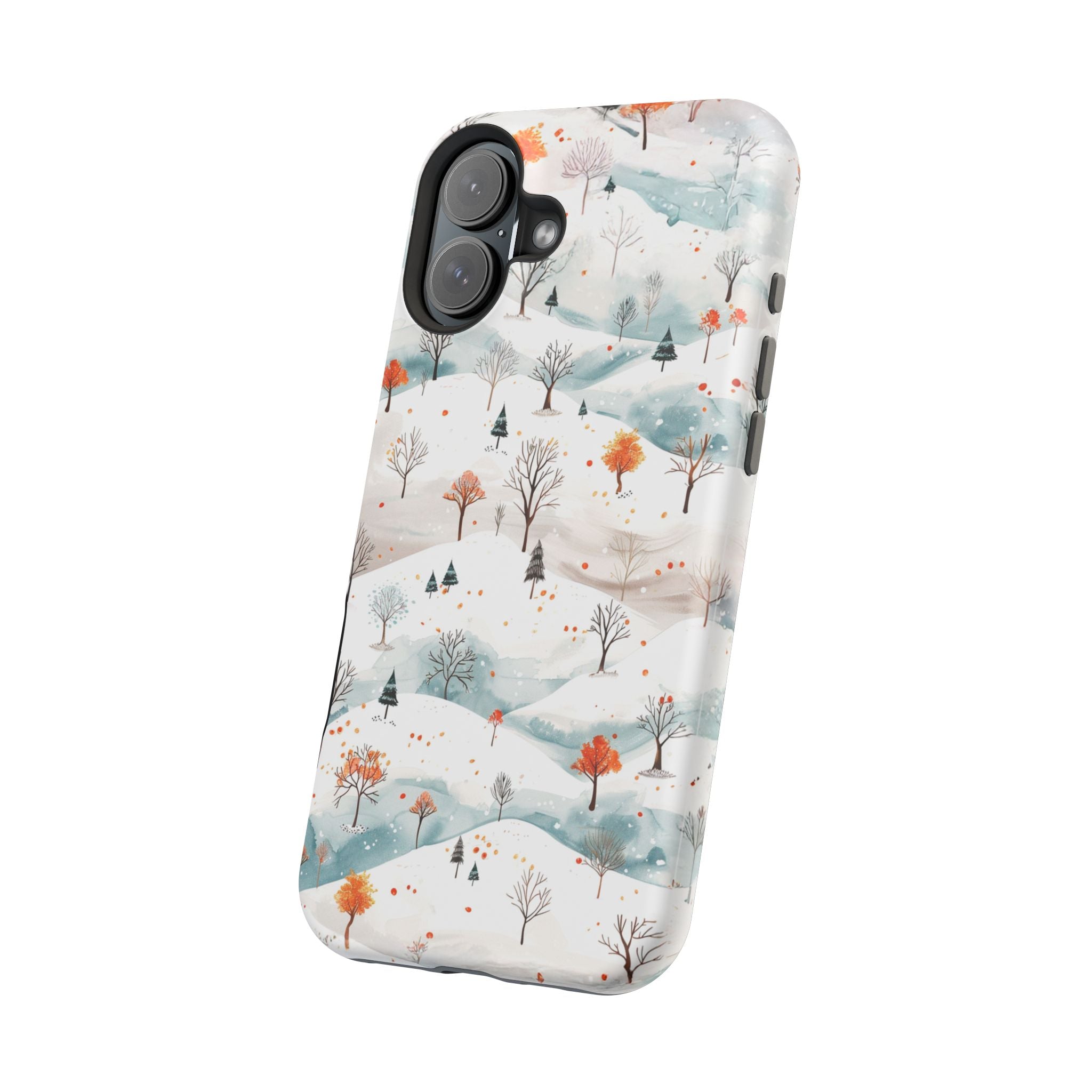 Winter Woodland Magnetic Phone Case — Impact-Resistant MagSafe-Compatible