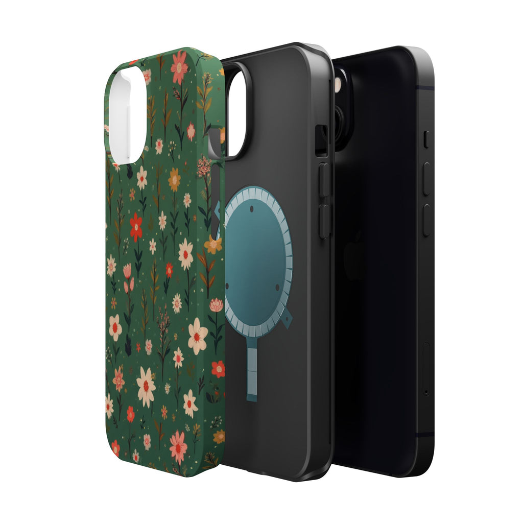 Floral Meadow Magnetic Impact-Resistant Phone Case