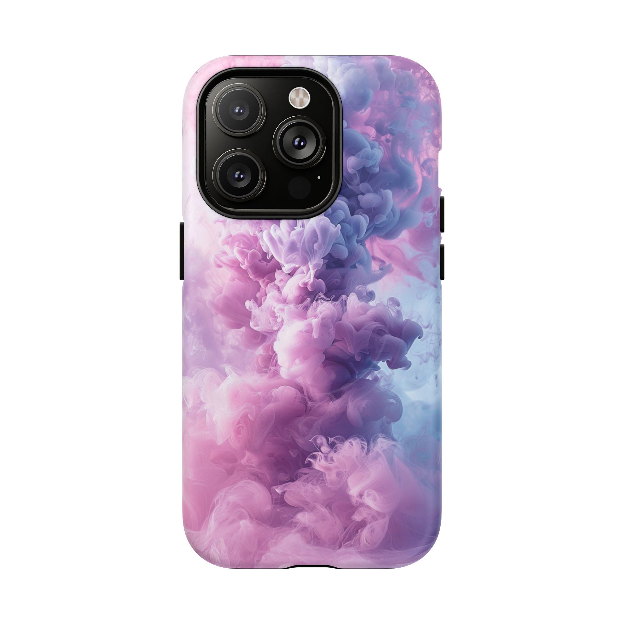 Magnetic Tough Phone Case — Pink & Purple Cloud Smoke Design