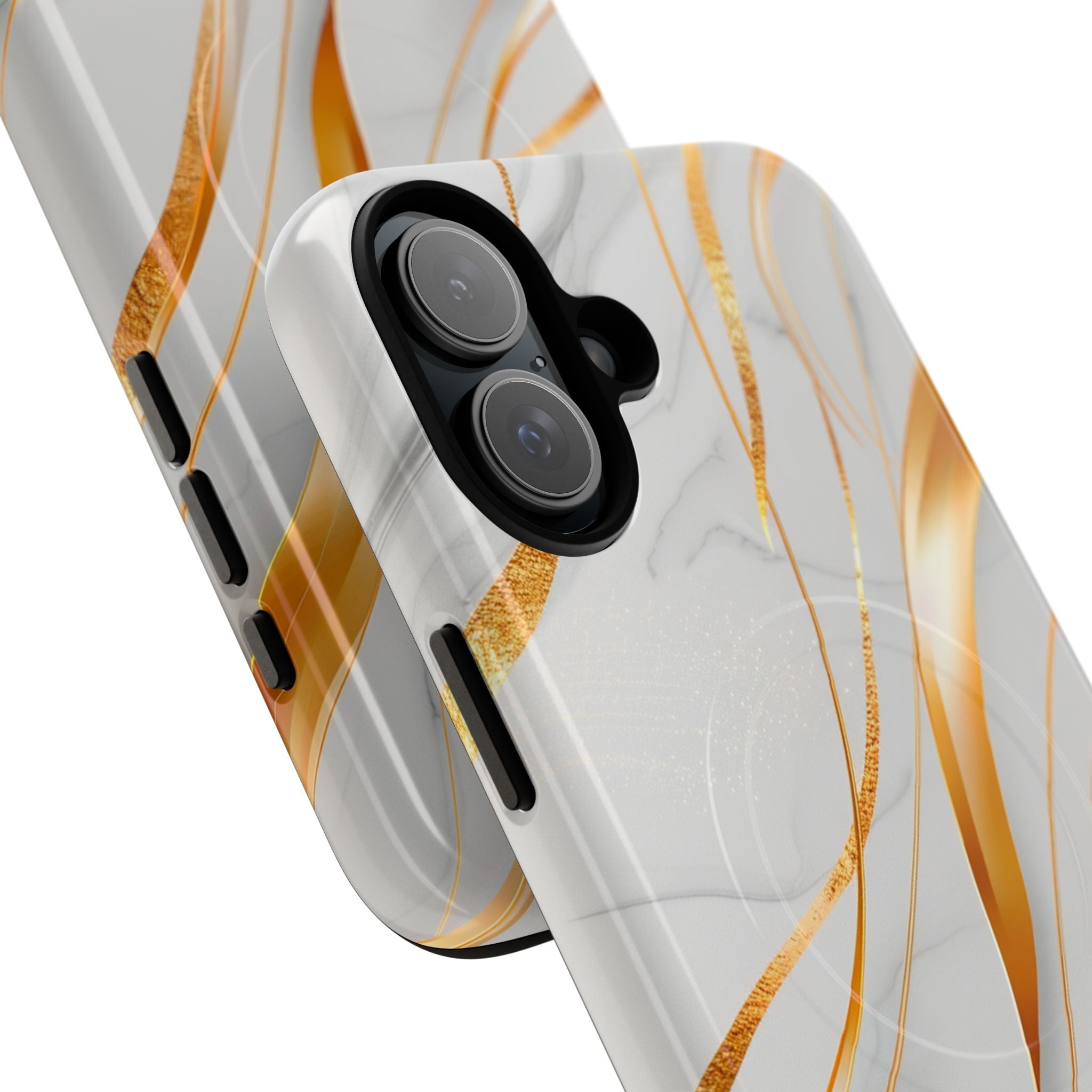 Marble Gold Wave Tough Magnetic Phone Case