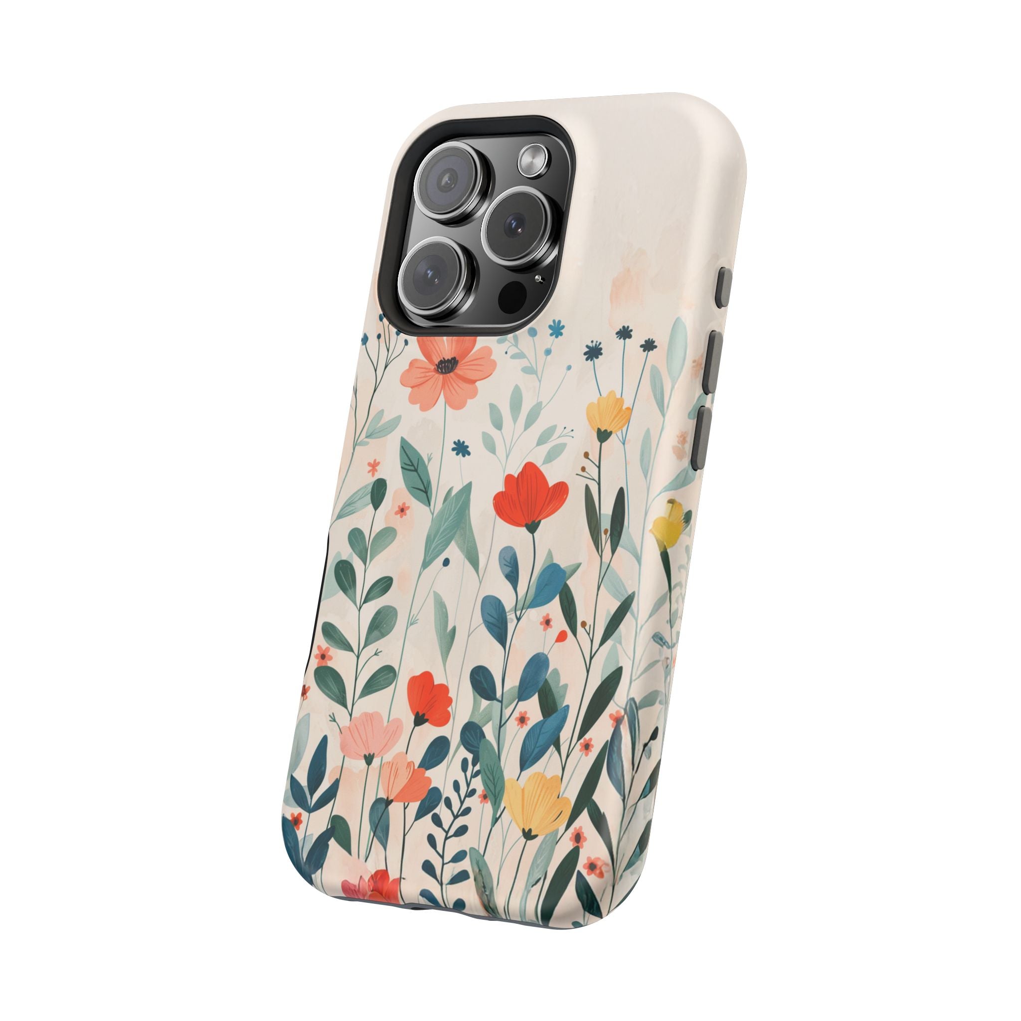 Floral Garden Magnetic Impact-Resistant Phone Case