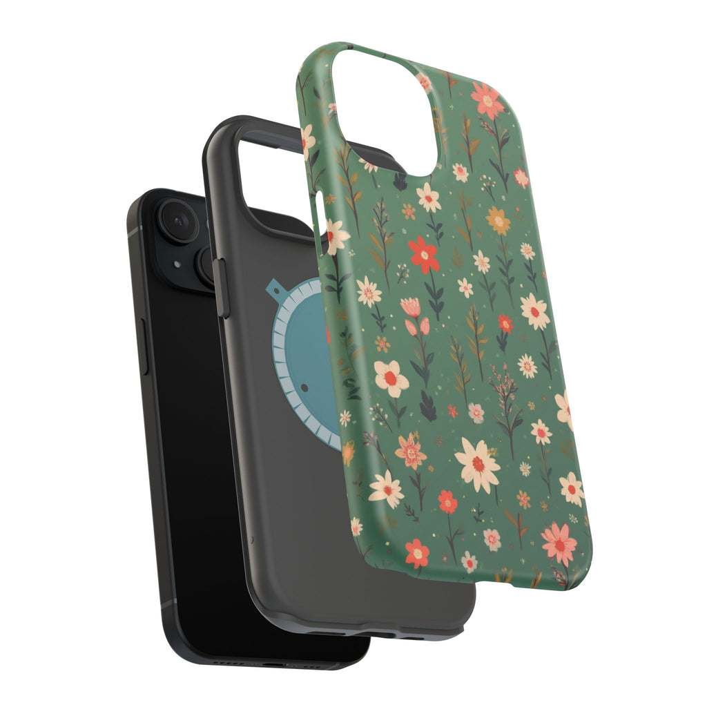 Floral Meadow Magnetic Impact-Resistant Phone Case
