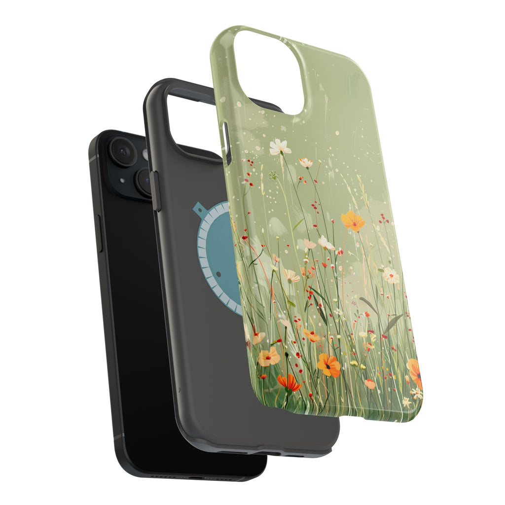 Floral Meadow Magnetic Impact-Resistant Phone Case