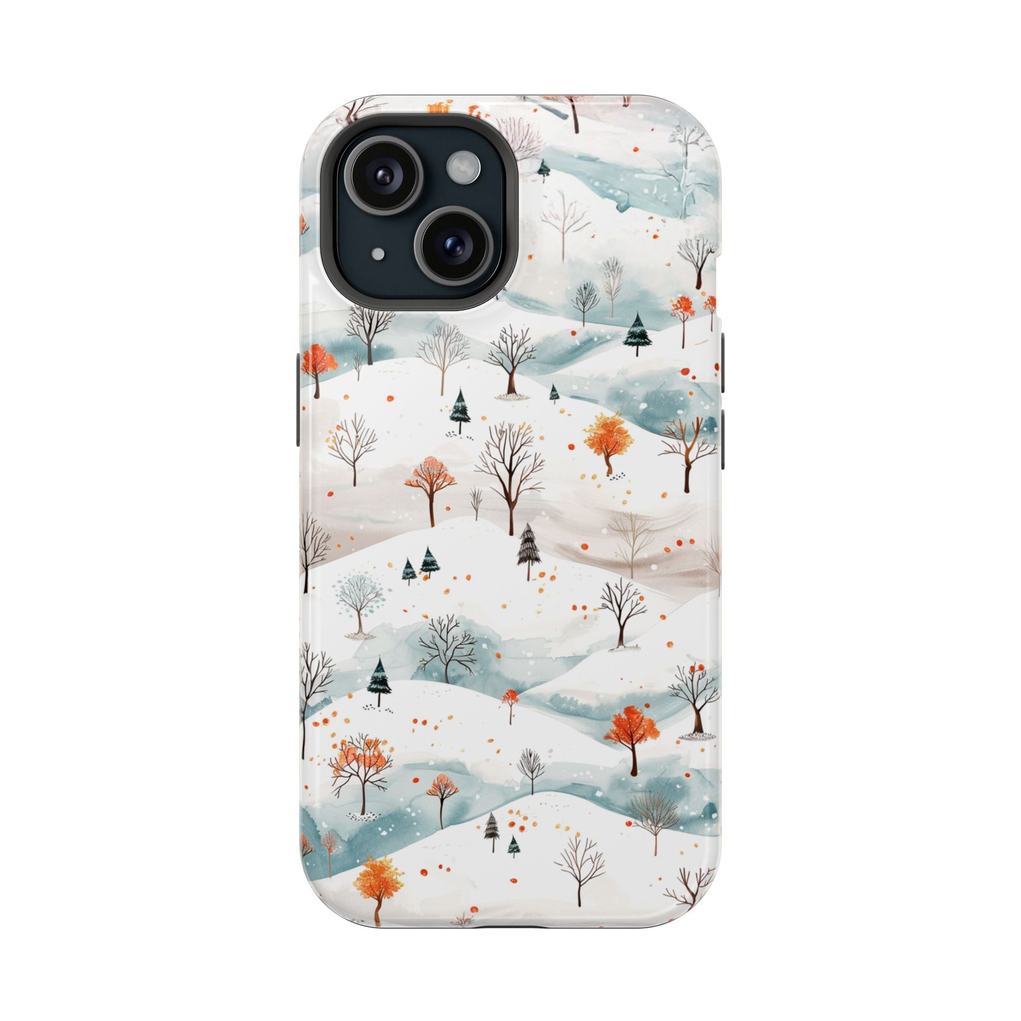 Winter Woodland Magnetic Phone Case — Impact-Resistant MagSafe-Compatible