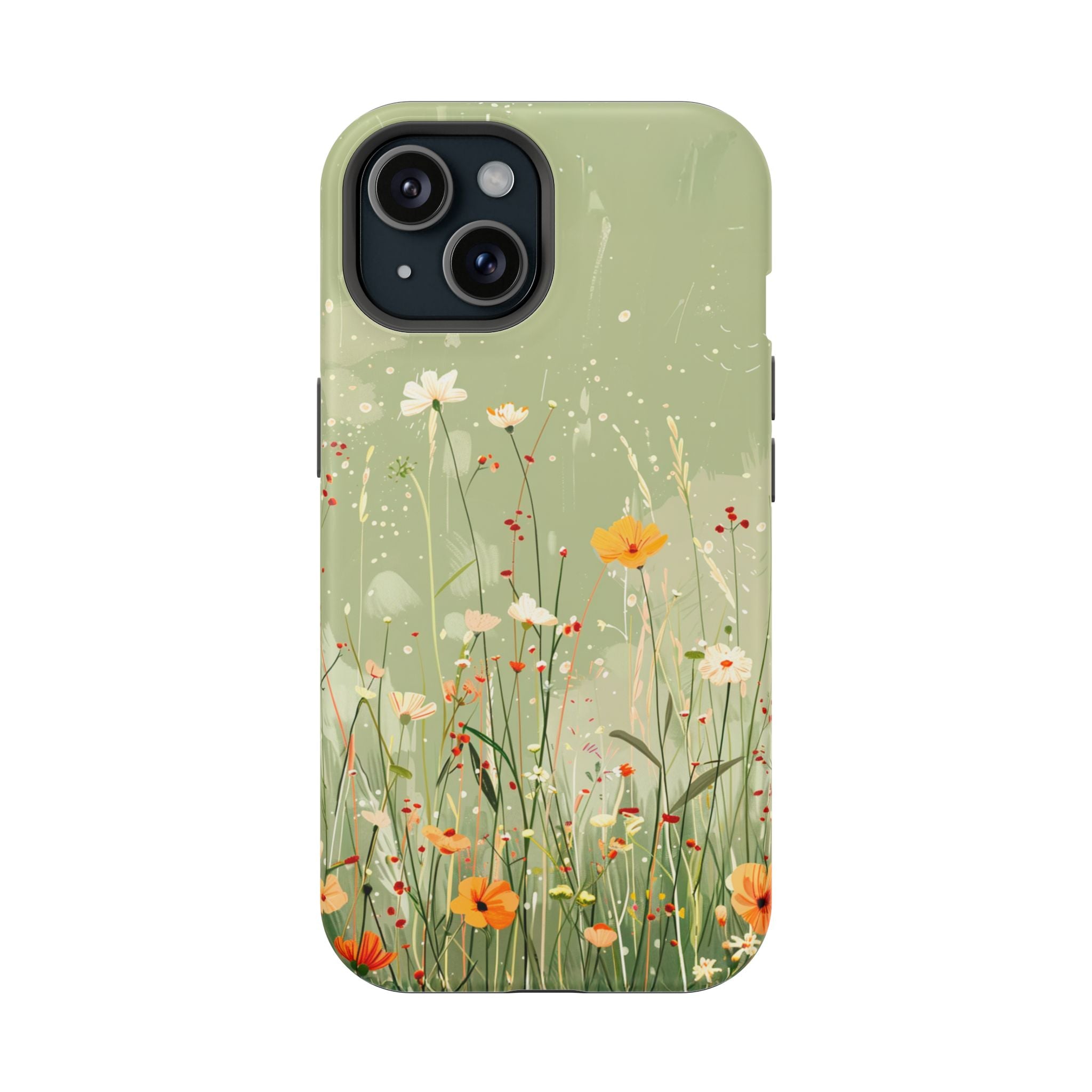 Floral Meadow Magnetic Impact-Resistant Phone Case