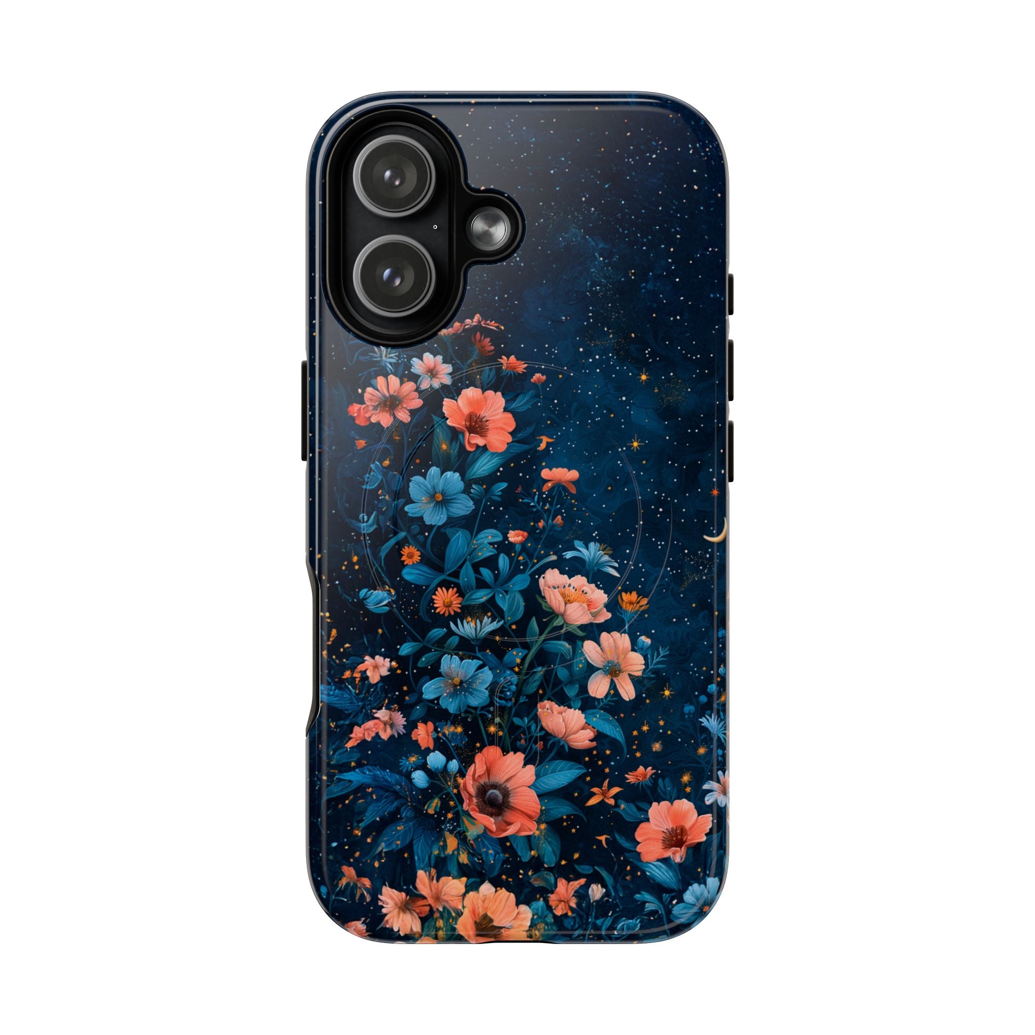 Floral Night Sky Tough Magnetic Phone Case