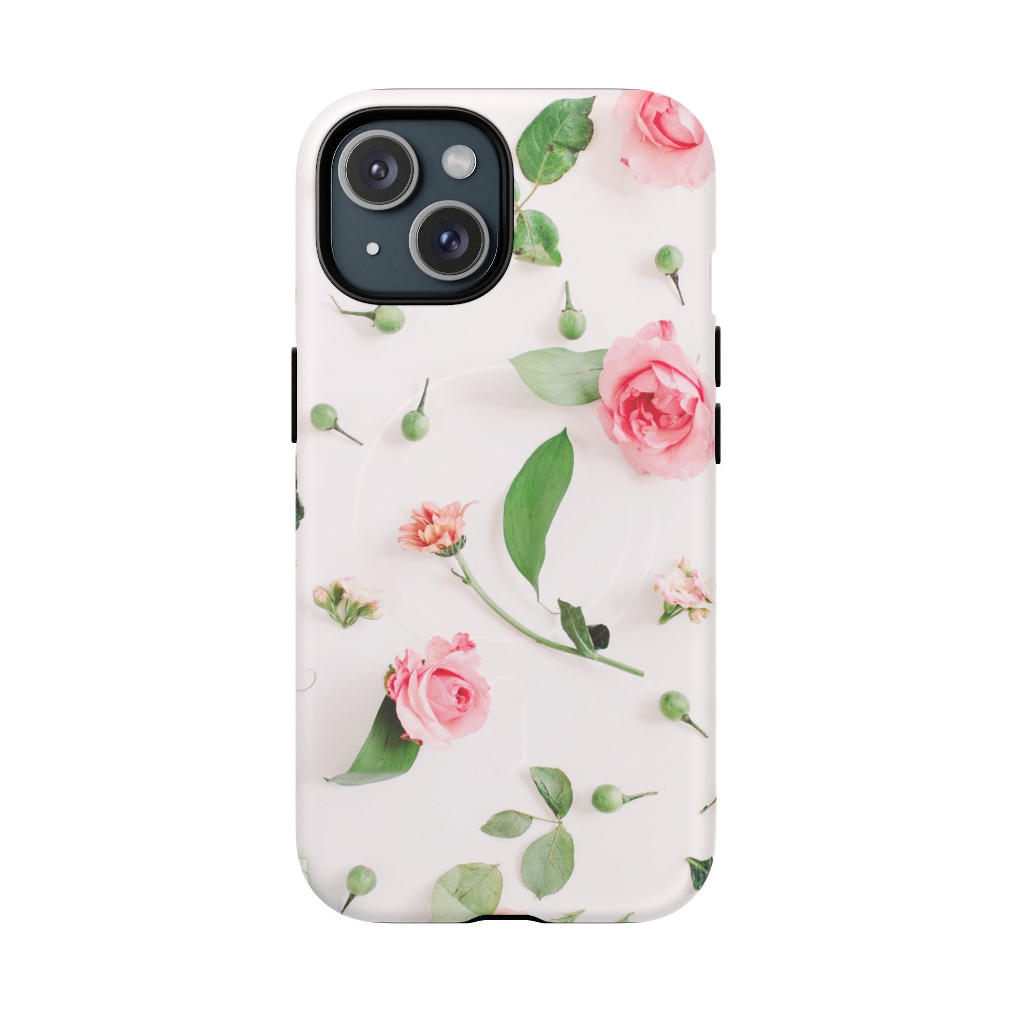 Floral Rose Tough Magnetic Phone Case