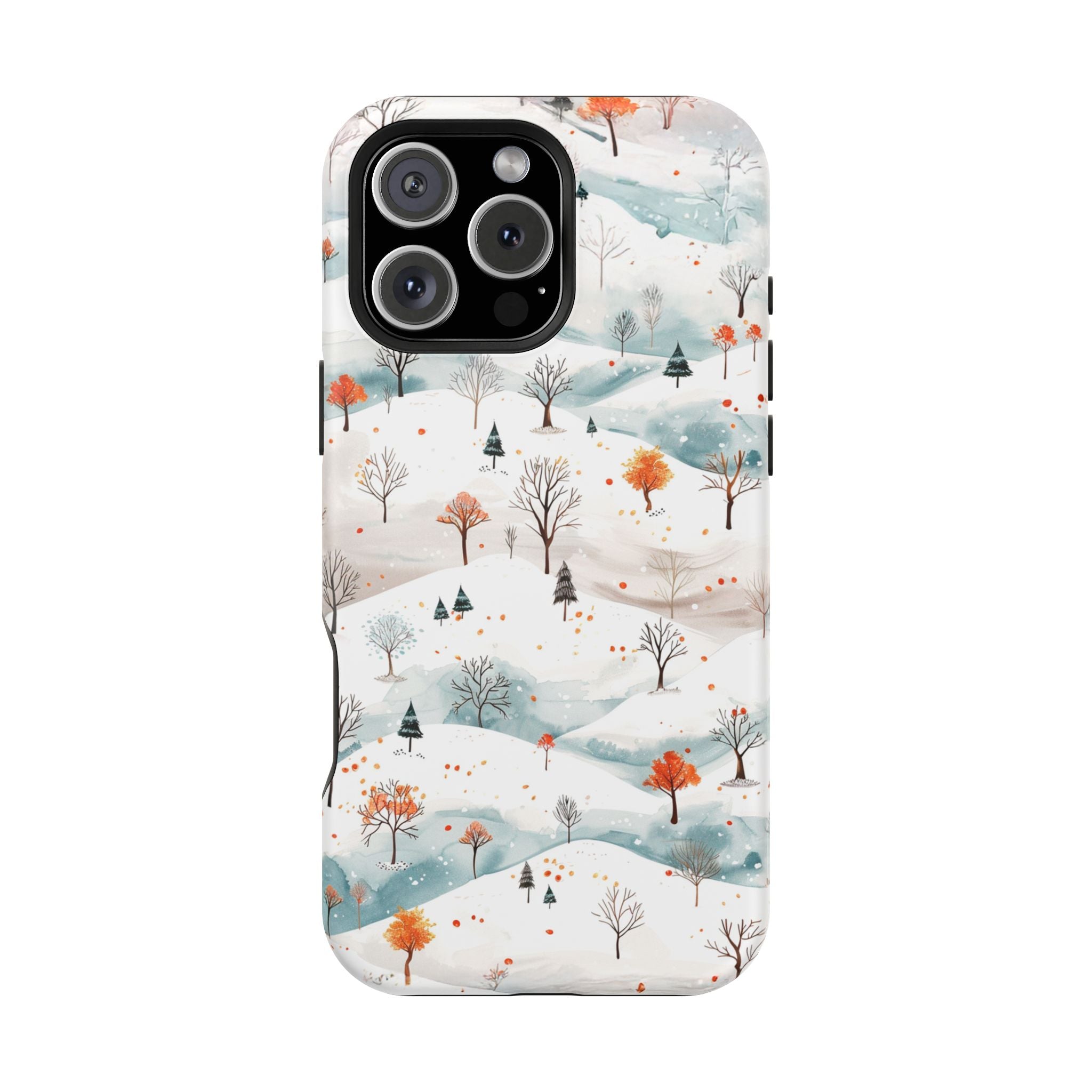 Winter Woodland Magnetic Phone Case — Impact-Resistant MagSafe-Compatible