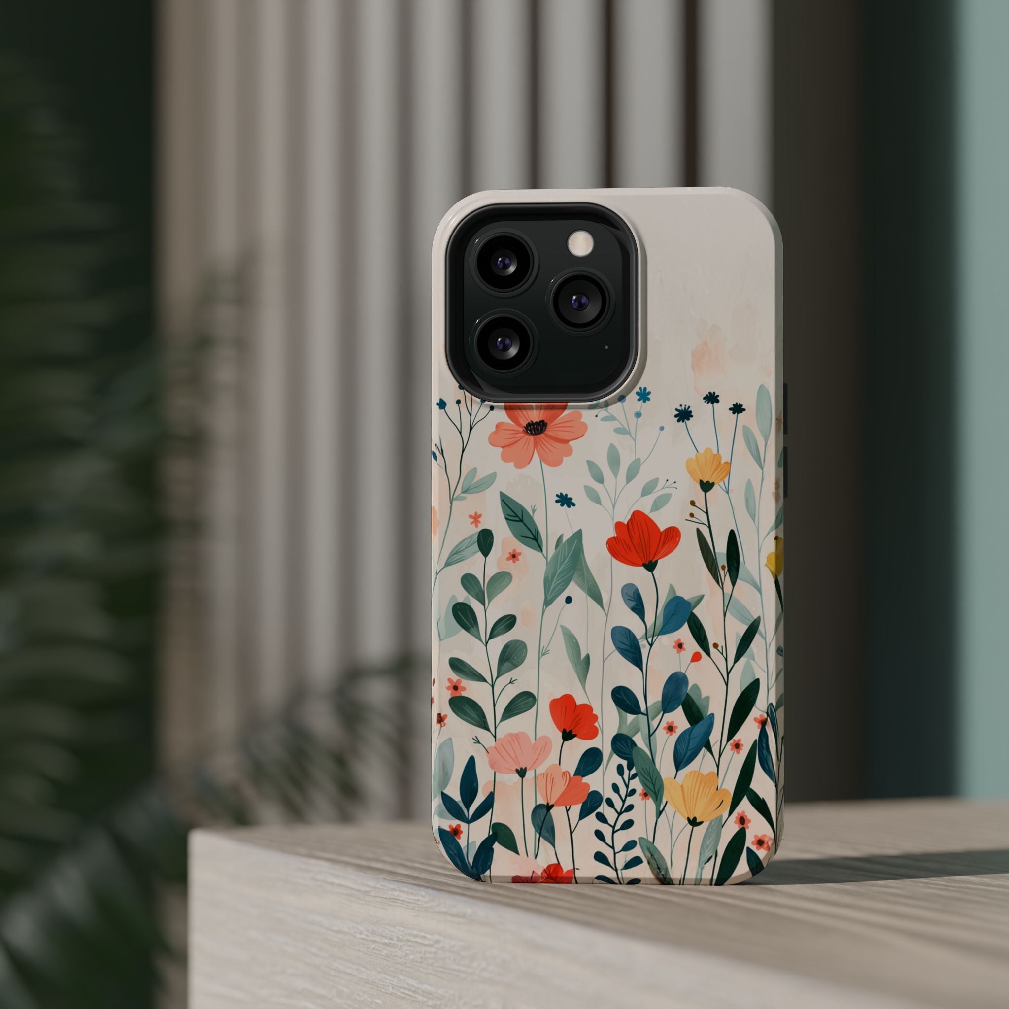 Floral Garden Magnetic Impact-Resistant Phone Case