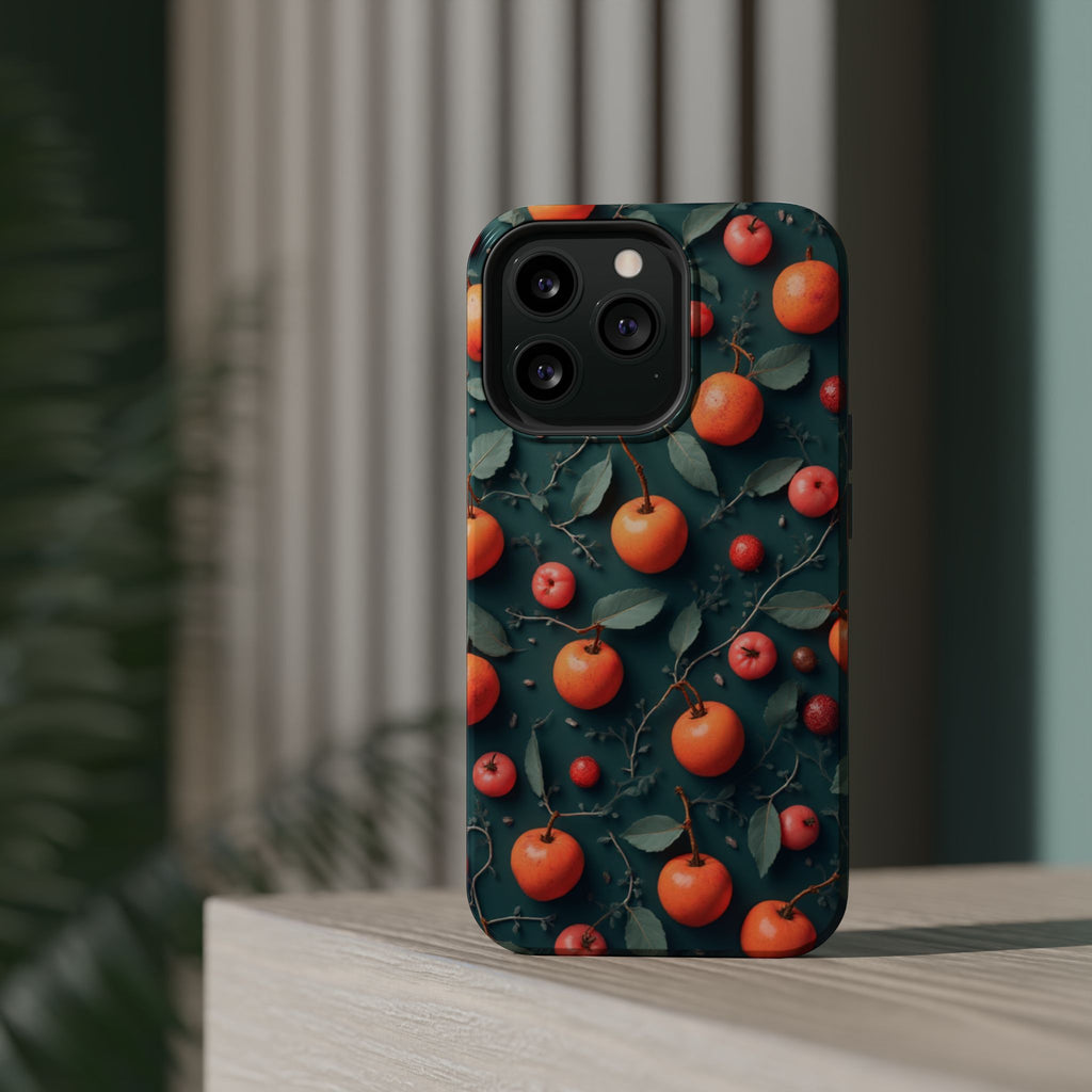 Phone Case – Orange Orchard Magnetic Impact‑Resistant Design