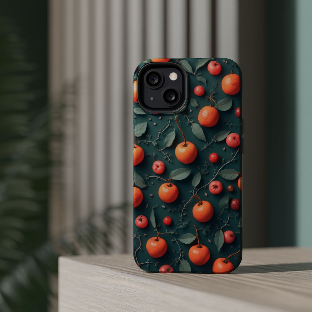 Phone Case – Orange Orchard Magnetic Impact‑Resistant Design