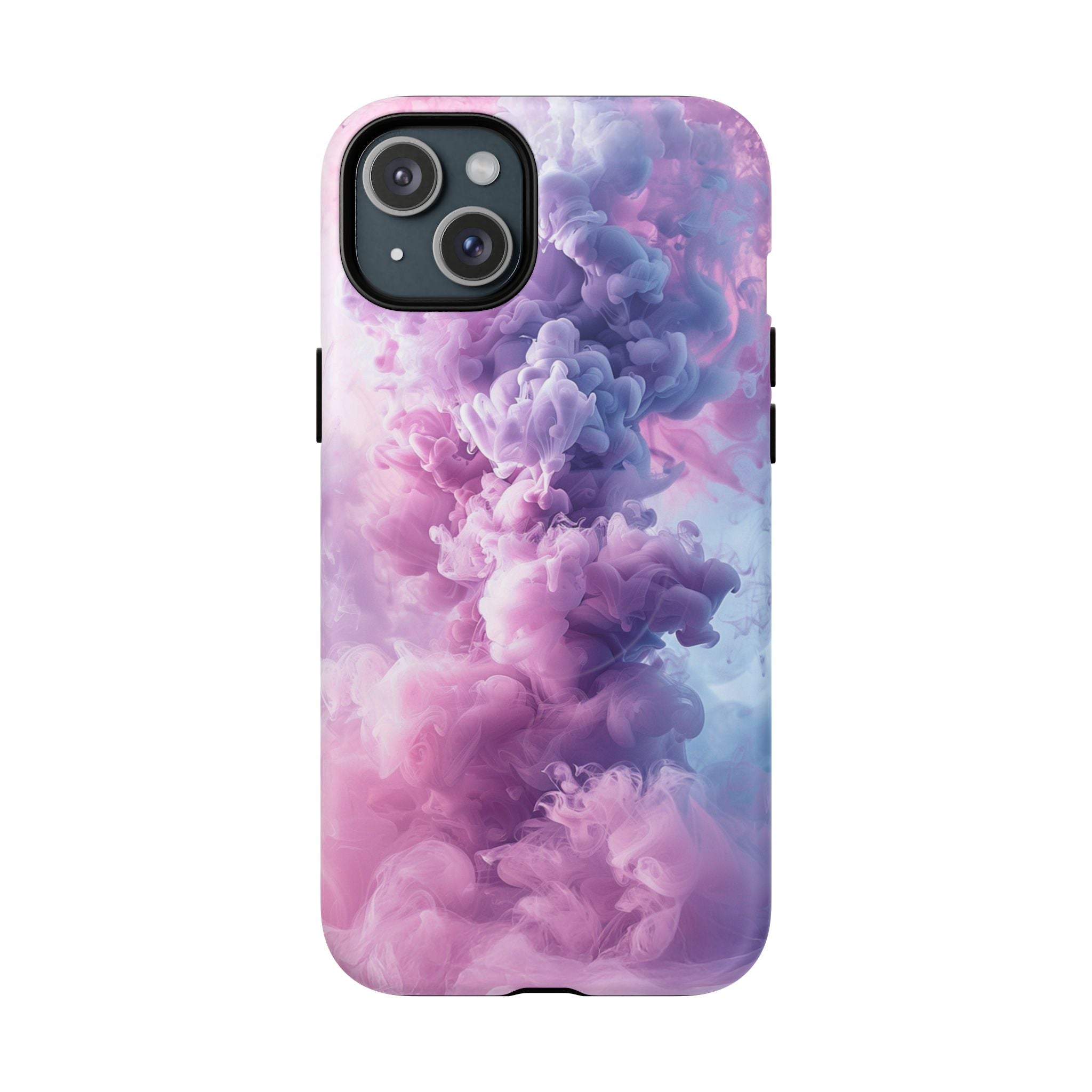 Magnetic Tough Phone Case — Pink & Purple Cloud Smoke Design