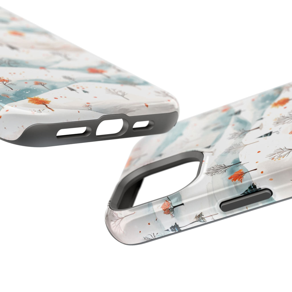 Winter Woodland Magnetic Phone Case — Impact-Resistant MagSafe-Compatible