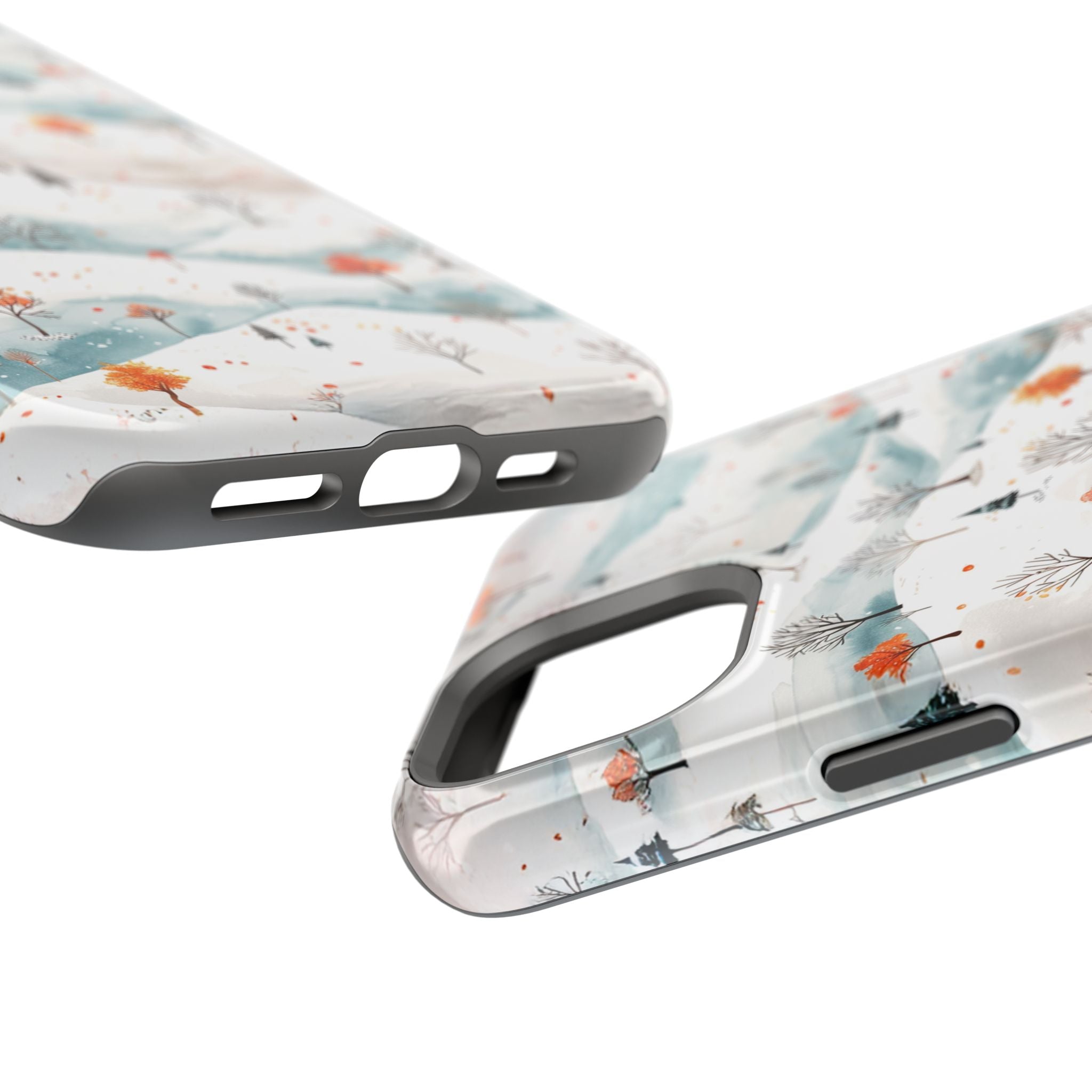 Winter Woodland Magnetic Phone Case — Impact-Resistant MagSafe-Compatible