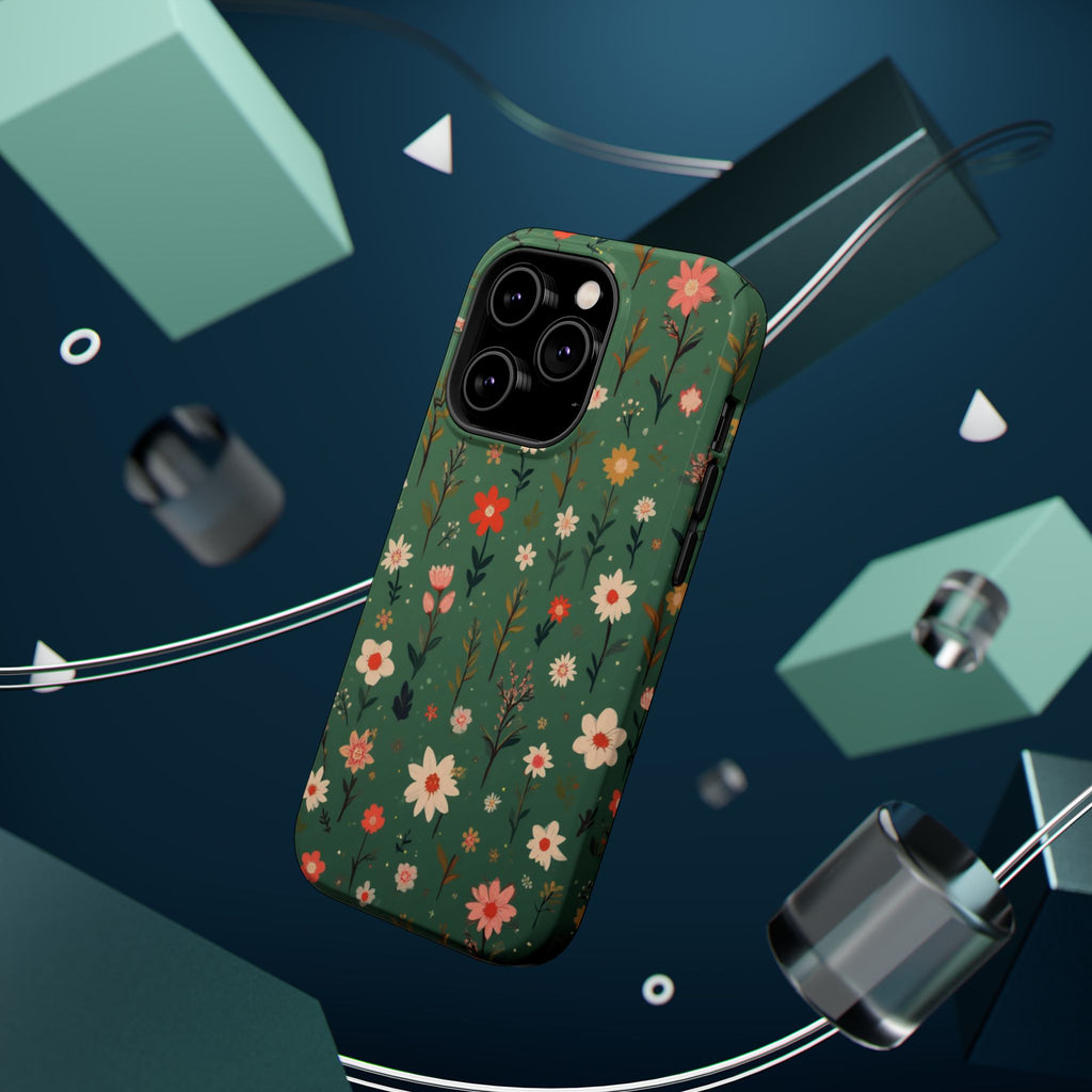Floral Meadow Magnetic Impact-Resistant Phone Case