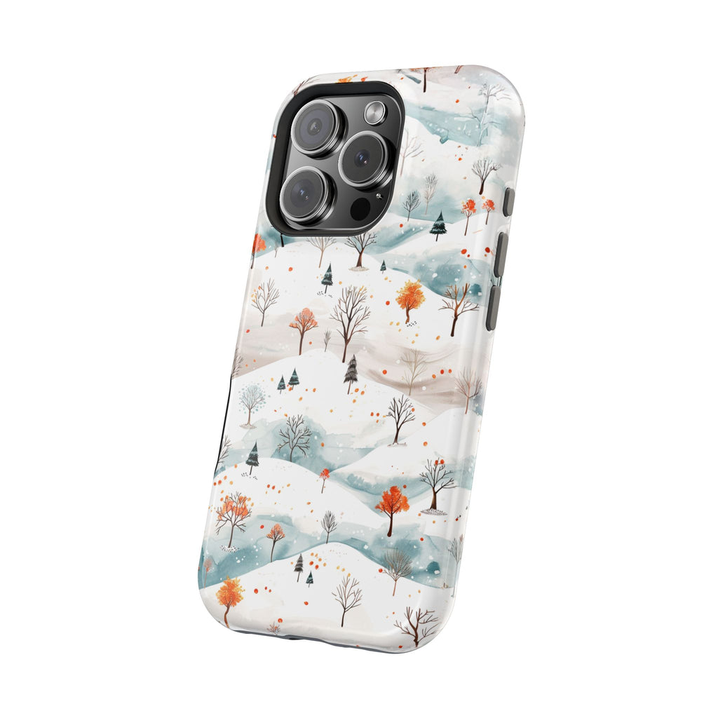 Winter Woodland Magnetic Phone Case — Impact-Resistant MagSafe-Compatible
