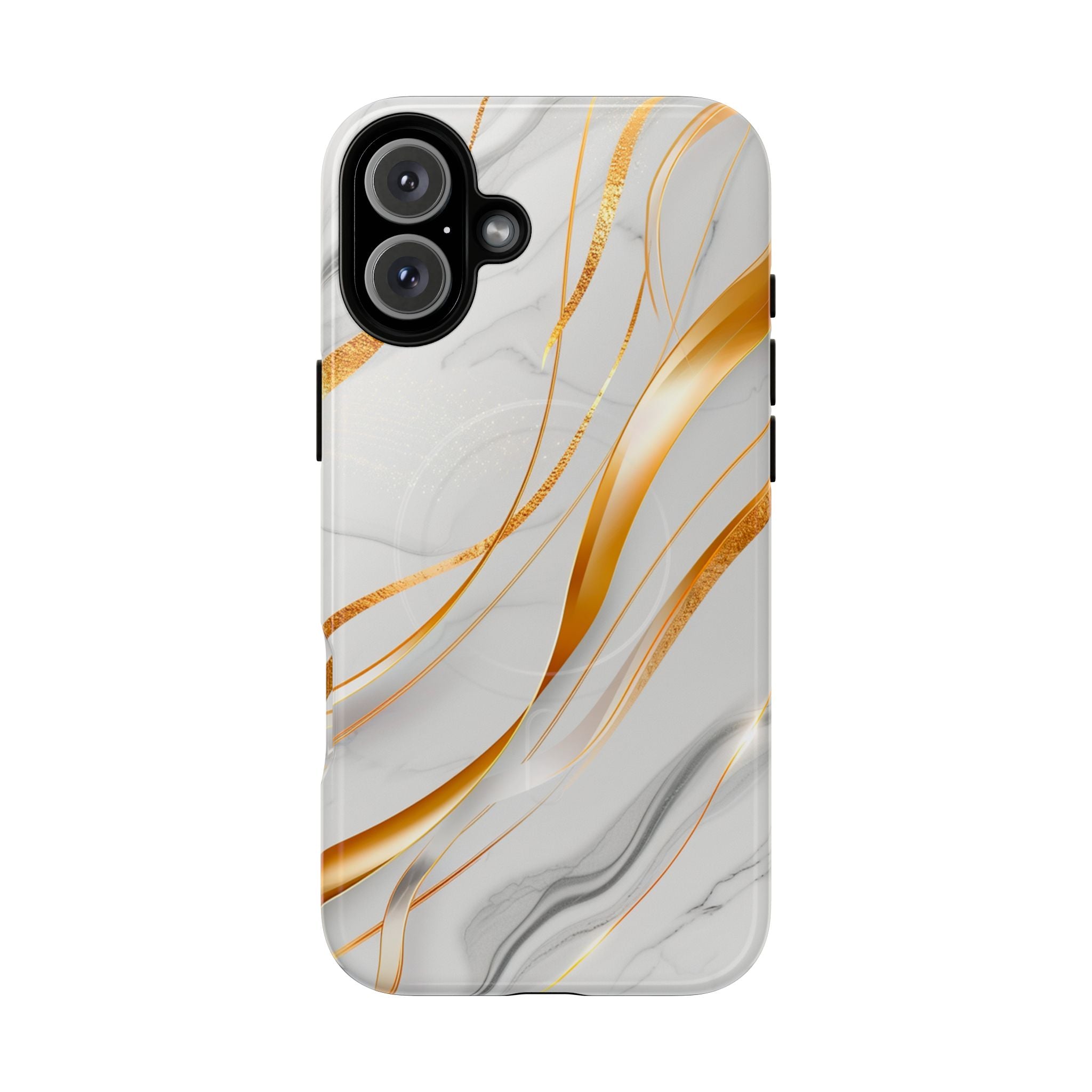 Marble Gold Wave Tough Magnetic Phone Case
