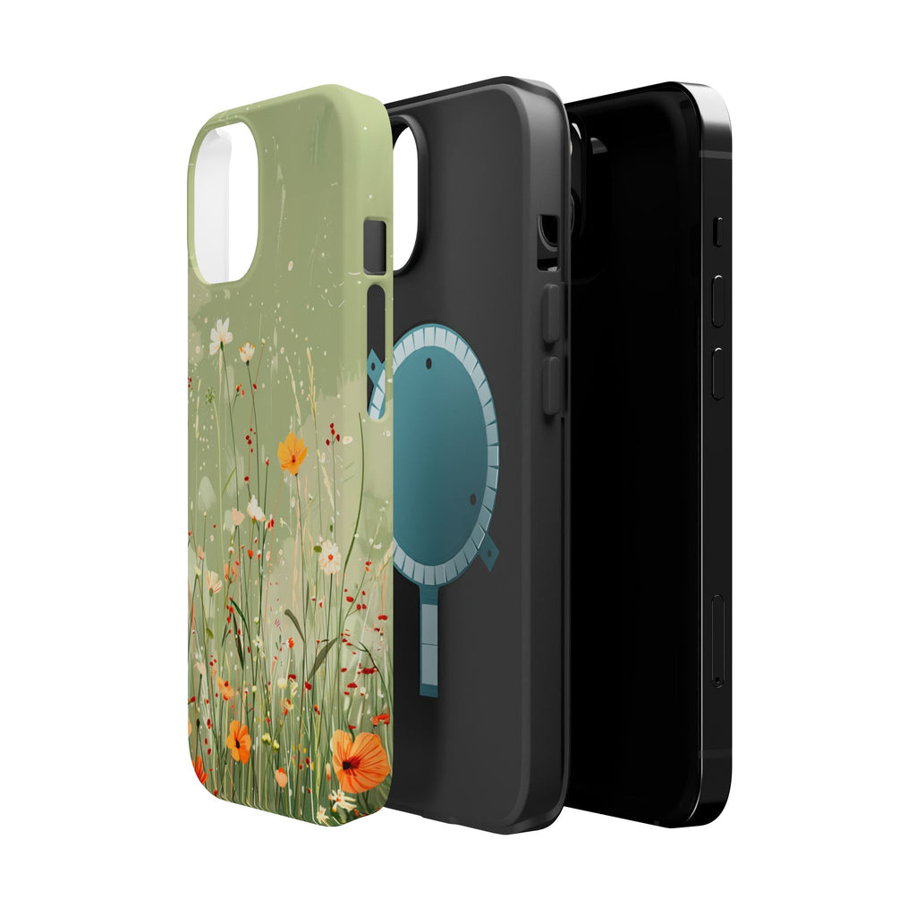 Floral Meadow Magnetic Impact-Resistant Phone Case