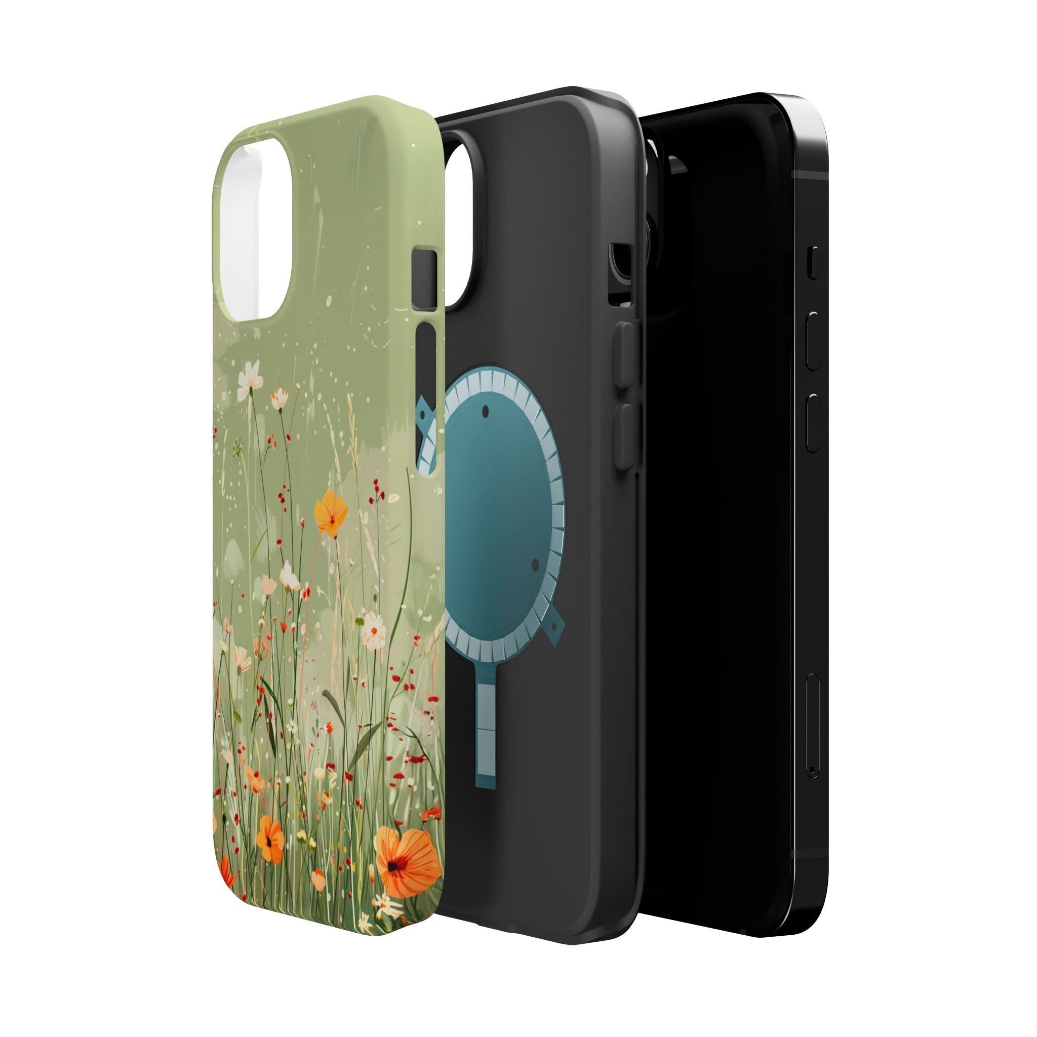 Floral Meadow Magnetic Impact-Resistant Phone Case