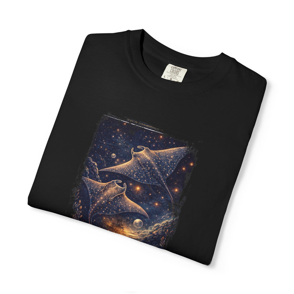 Cosmic Dolphin Night Sky T-Shirt