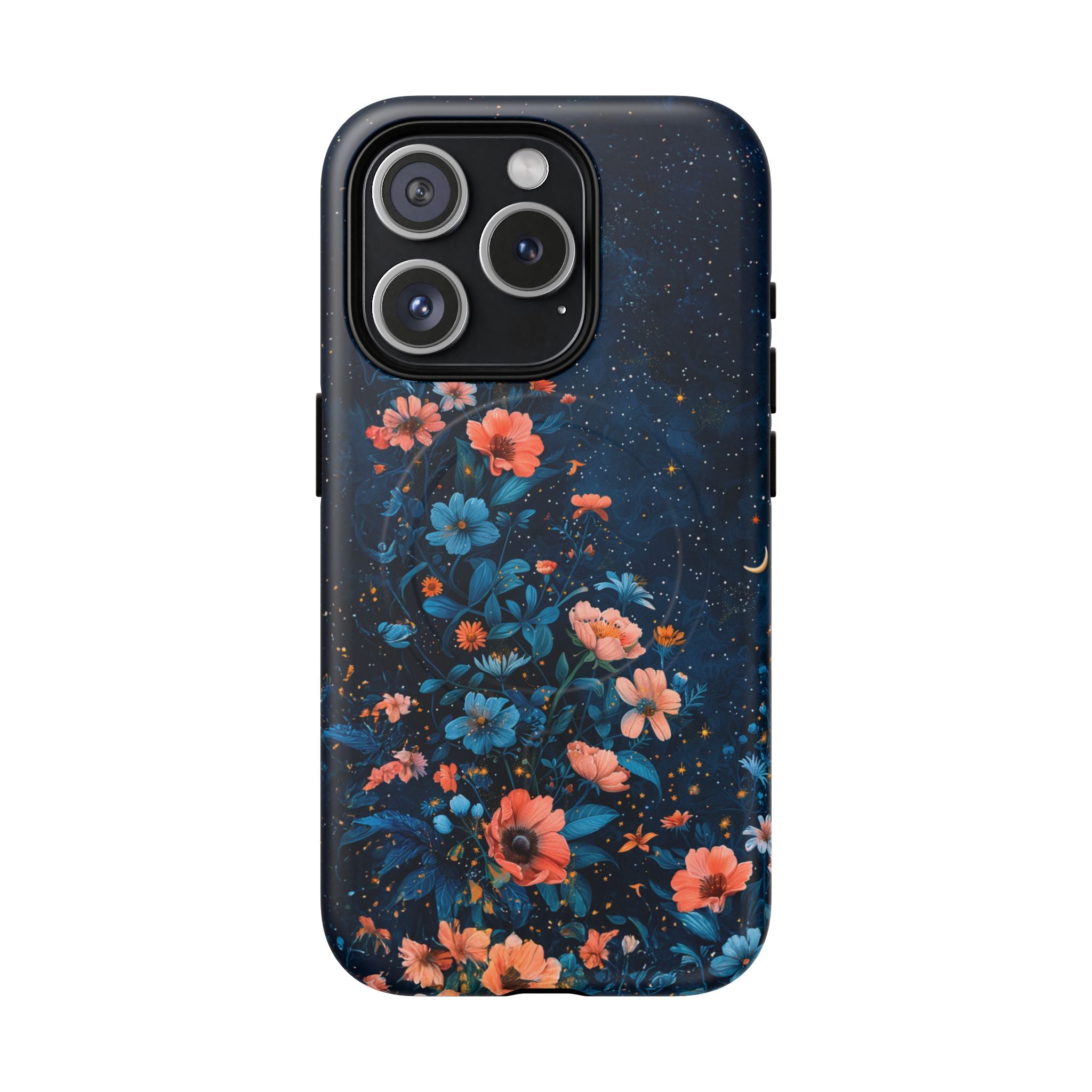 Floral Night Sky Tough Magnetic Phone Case