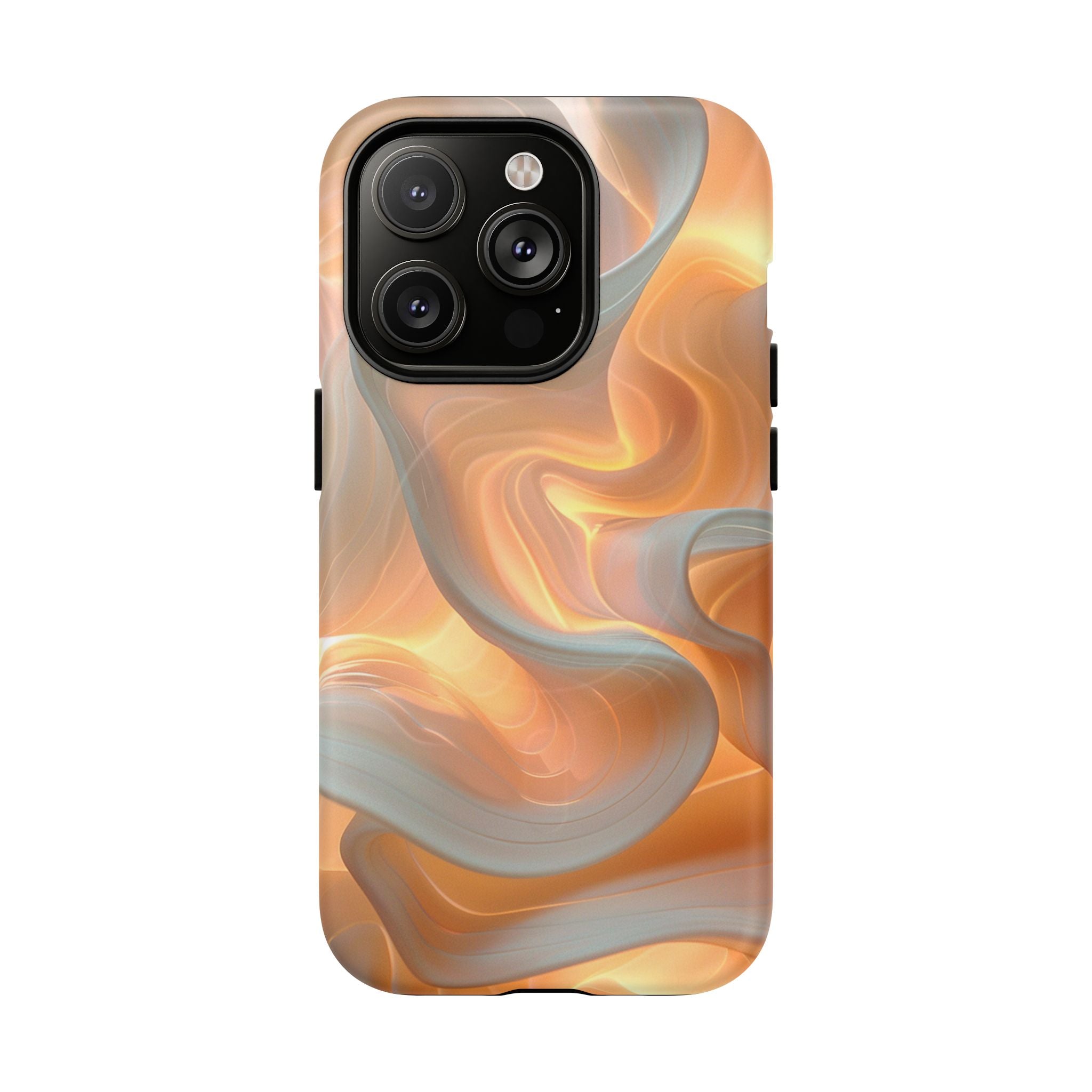 Marbled Amber Swirl Tough Magnetic Case