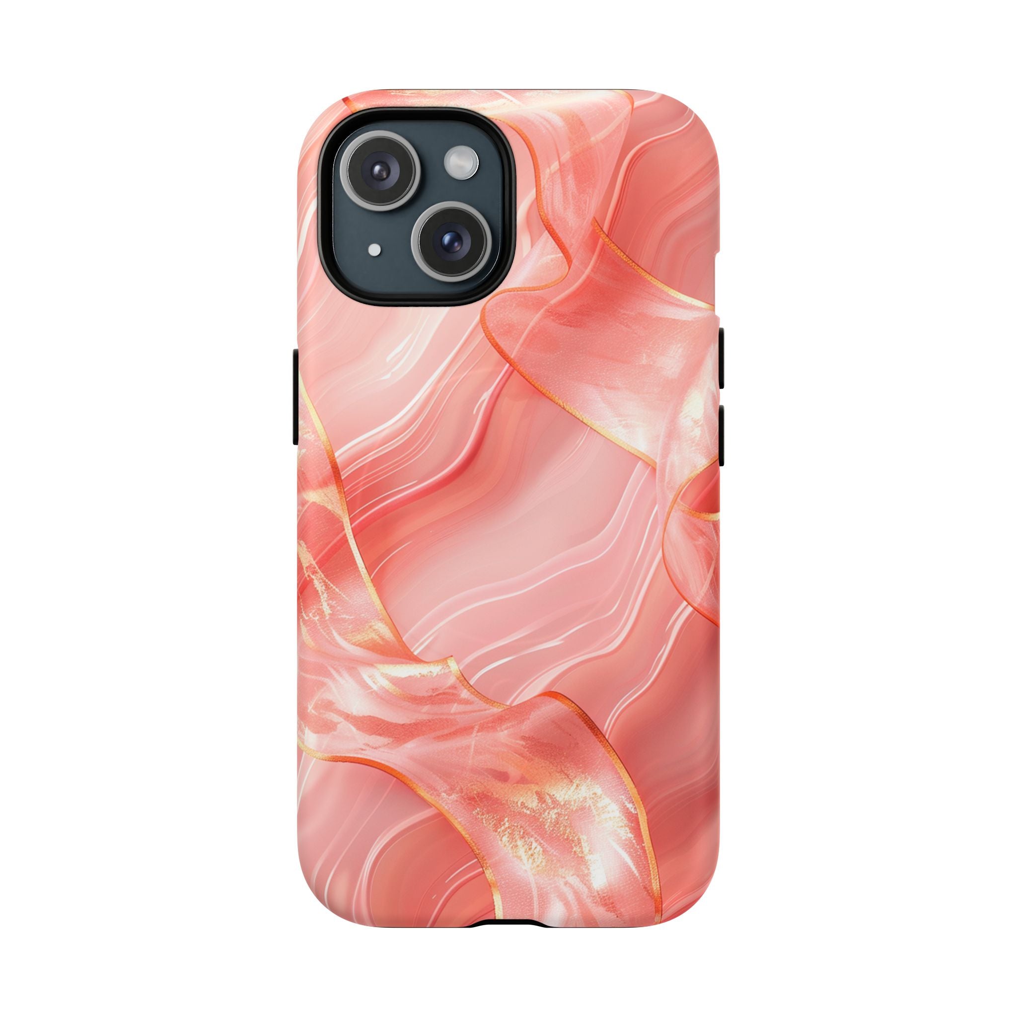 Pink Marble Magnetic Phone Case — Tough Protective iPhone Cover