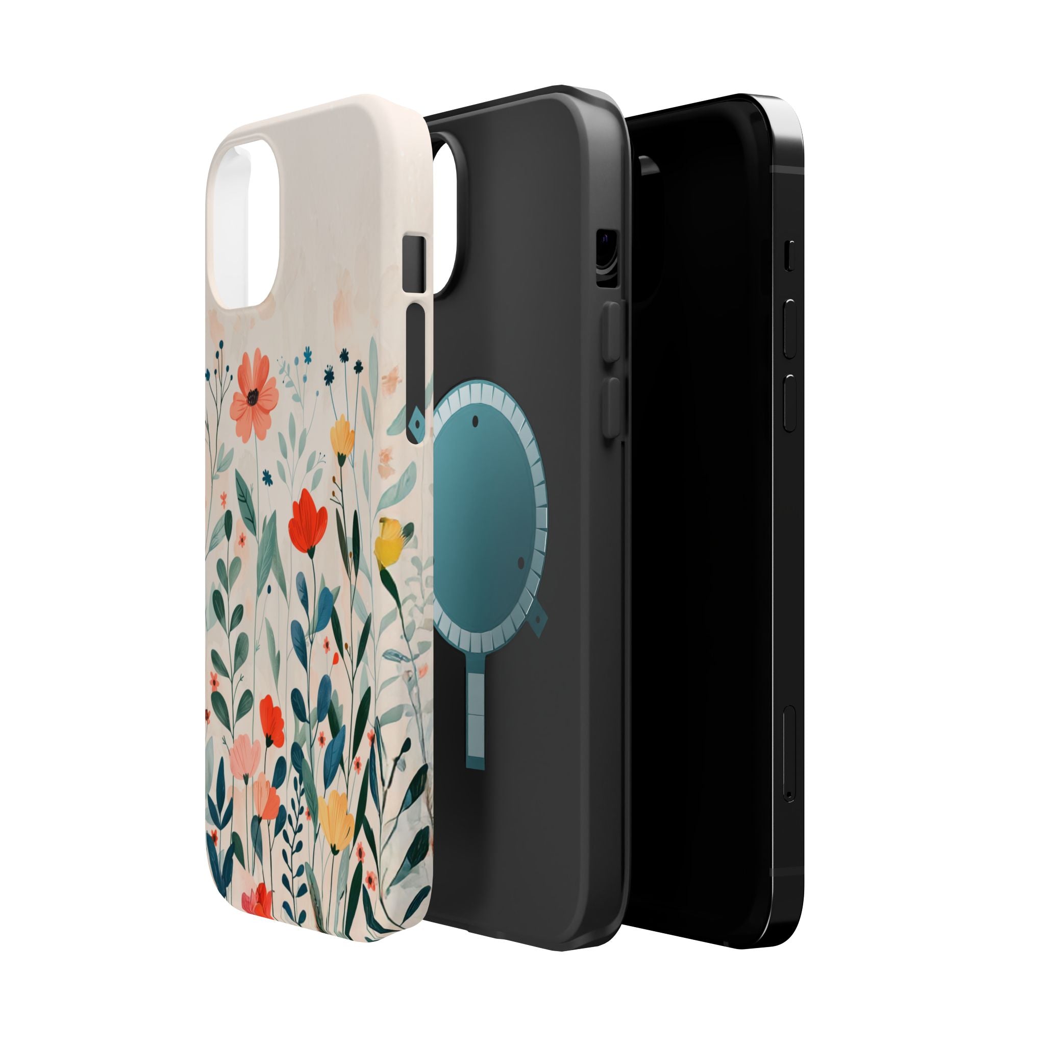 Floral Garden Magnetic Impact-Resistant Phone Case