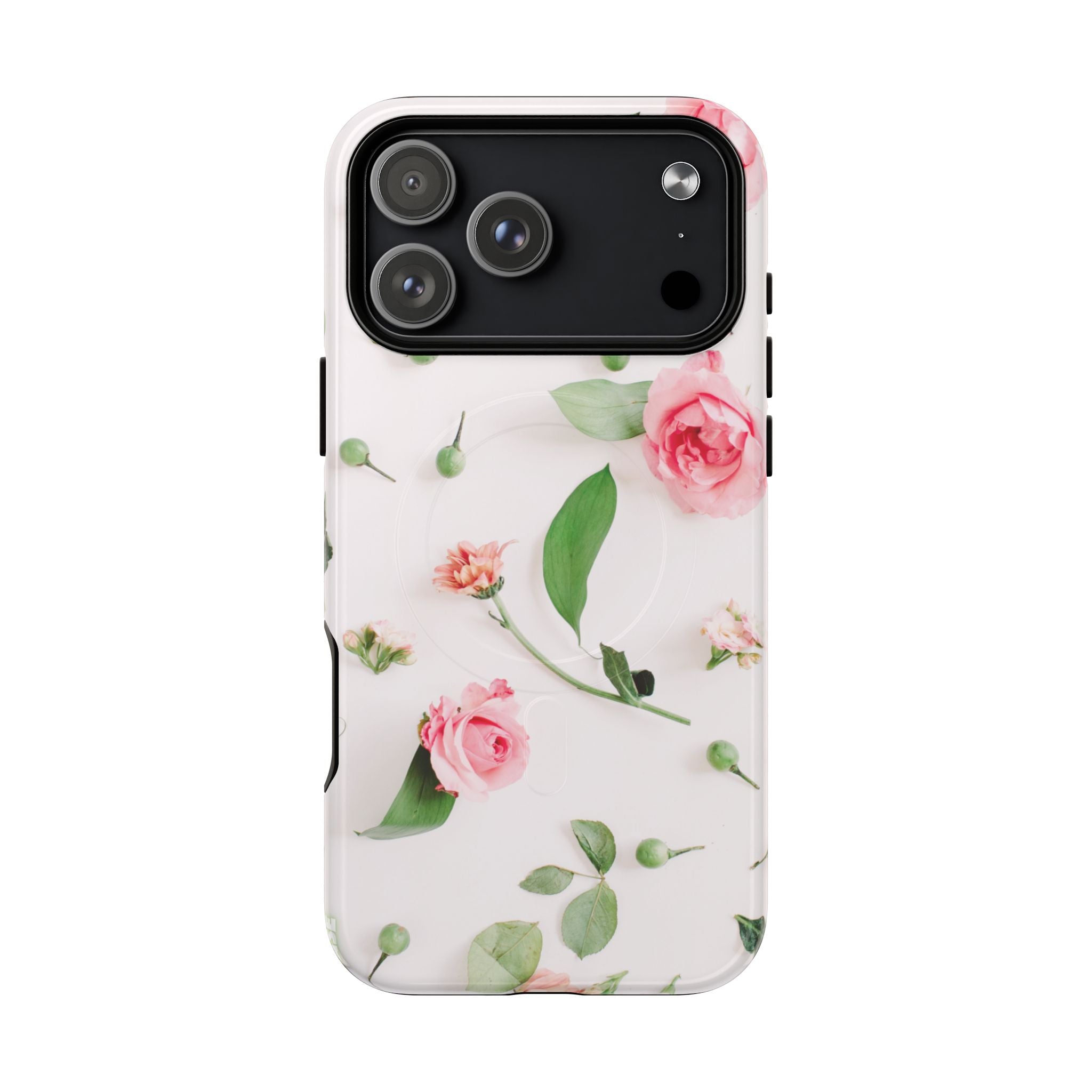 Floral Rose Tough Magnetic Phone Case