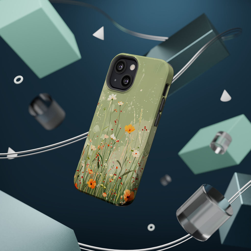 Floral Meadow Magnetic Impact-Resistant Phone Case