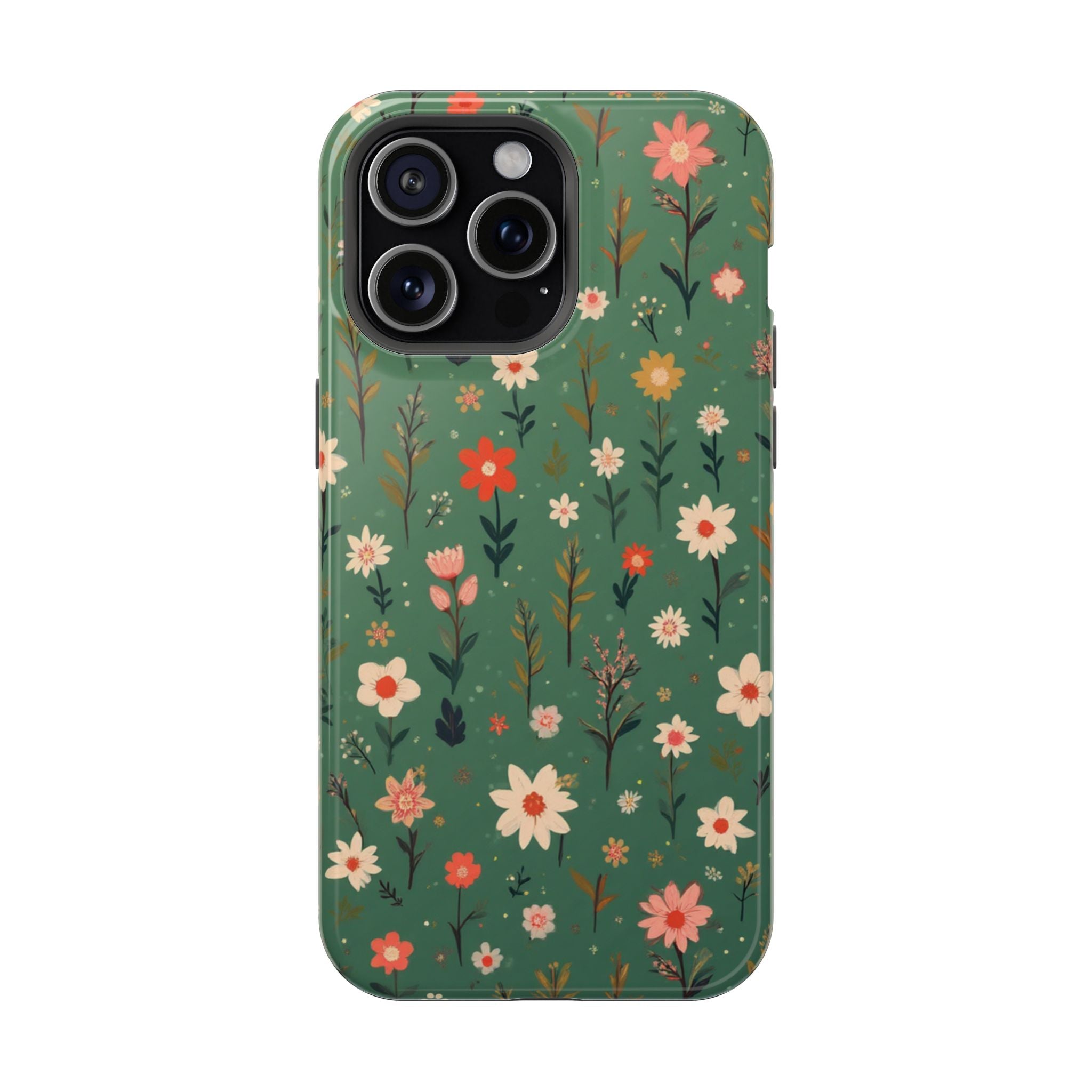 Floral Meadow Magnetic Impact-Resistant Phone Case