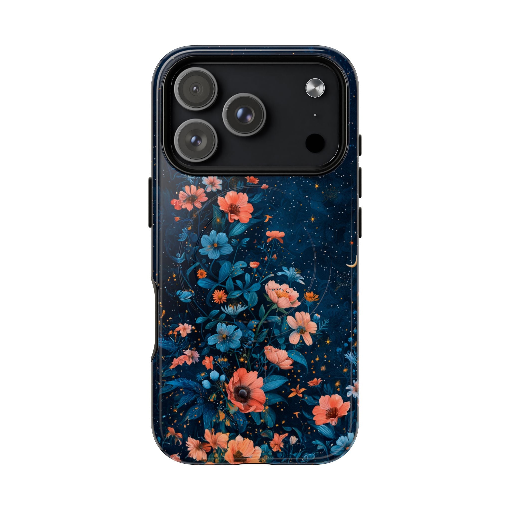 Floral Night Sky Tough Magnetic Phone Case