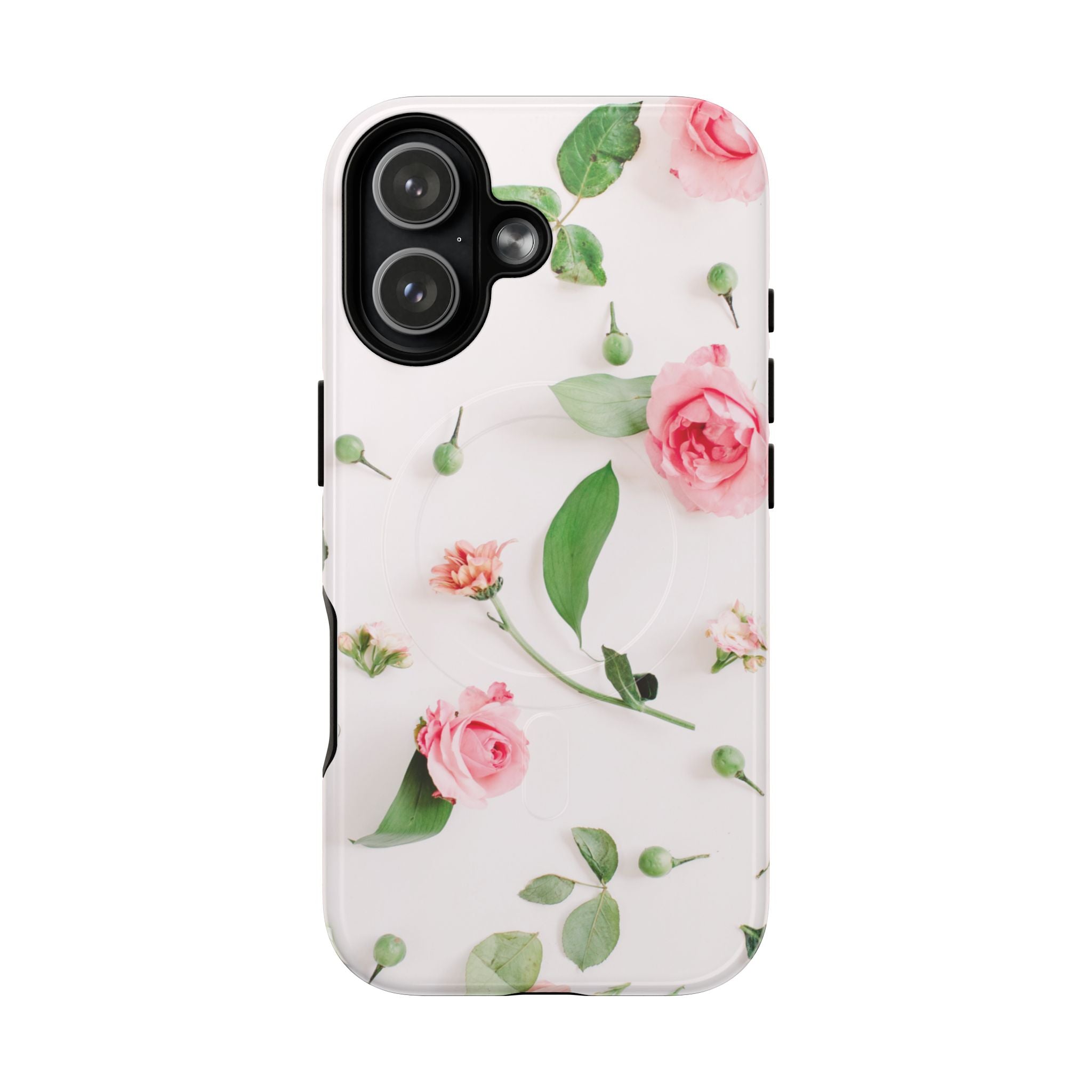 Floral Rose Tough Magnetic Phone Case