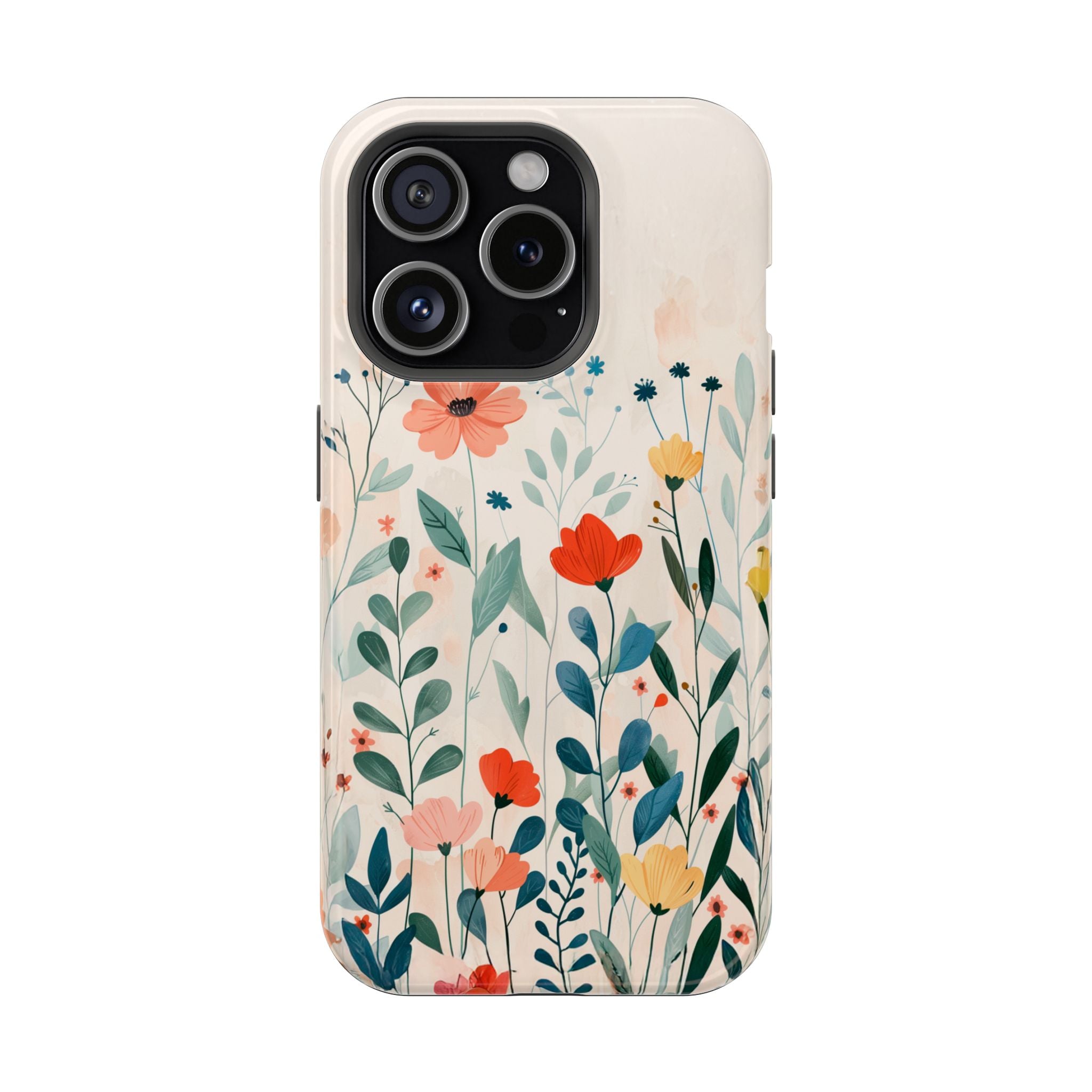 Floral Garden Magnetic Impact-Resistant Phone Case