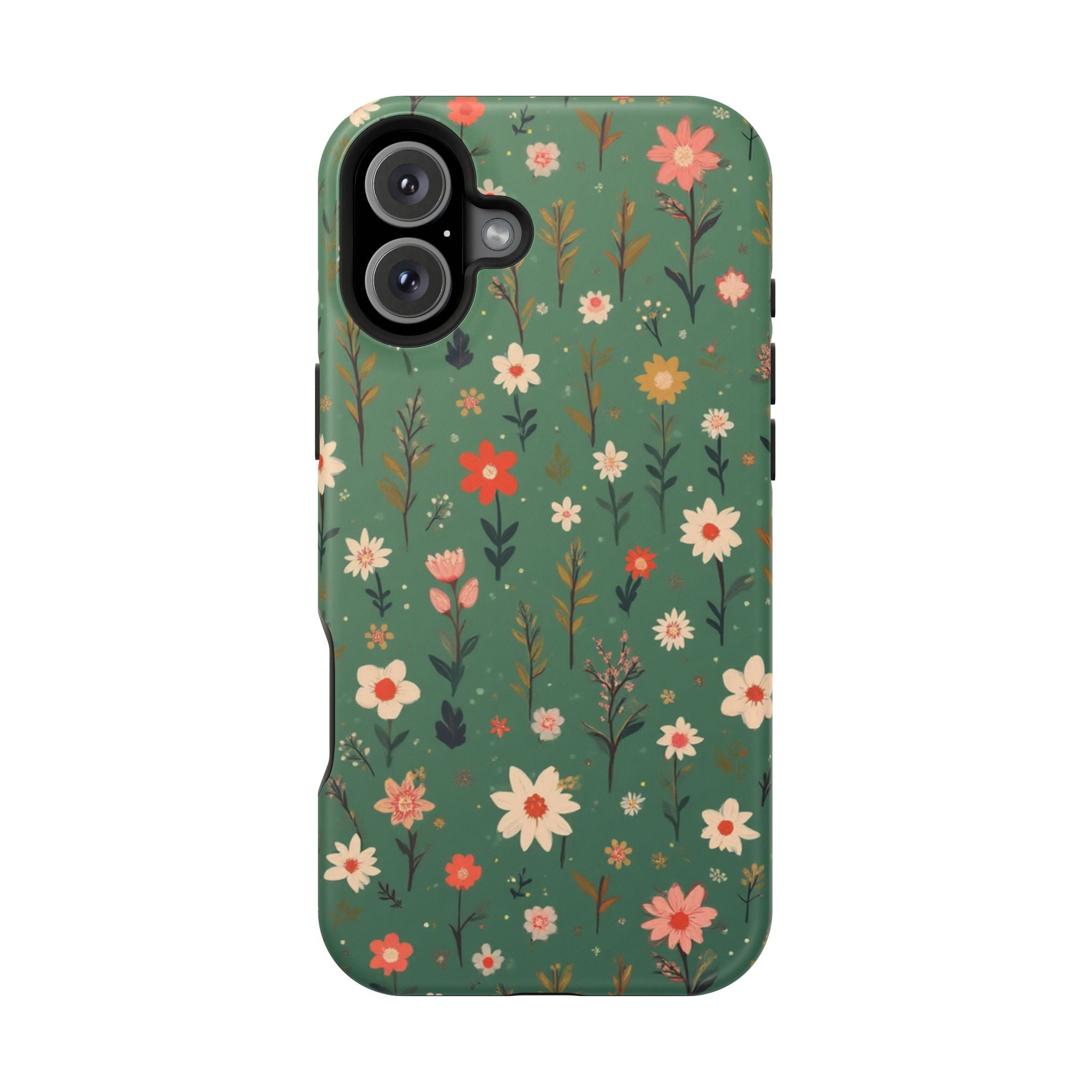 Floral Meadow Magnetic Impact-Resistant Phone Case