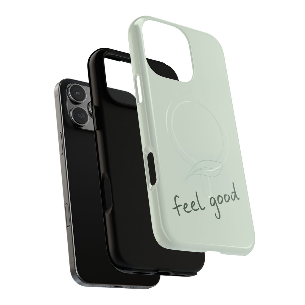 MagSafe Phone Case — "feel good" Minimal Pastel Protective Case