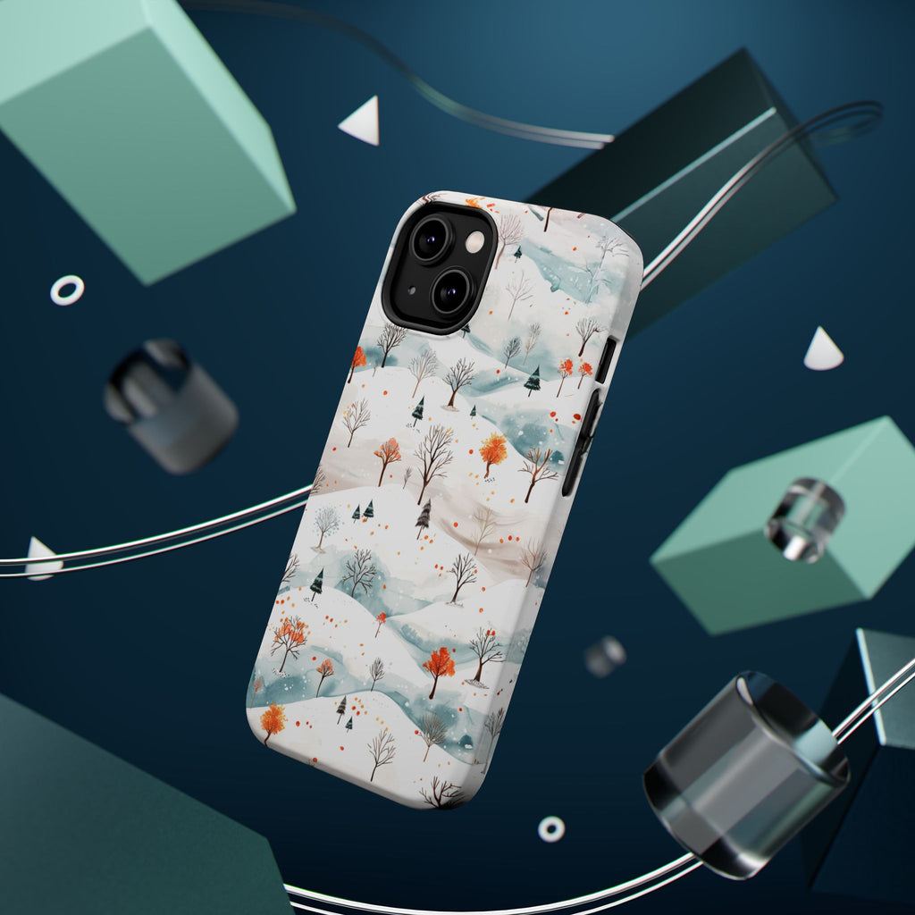 Winter Woodland Magnetic Phone Case — Impact-Resistant MagSafe-Compatible
