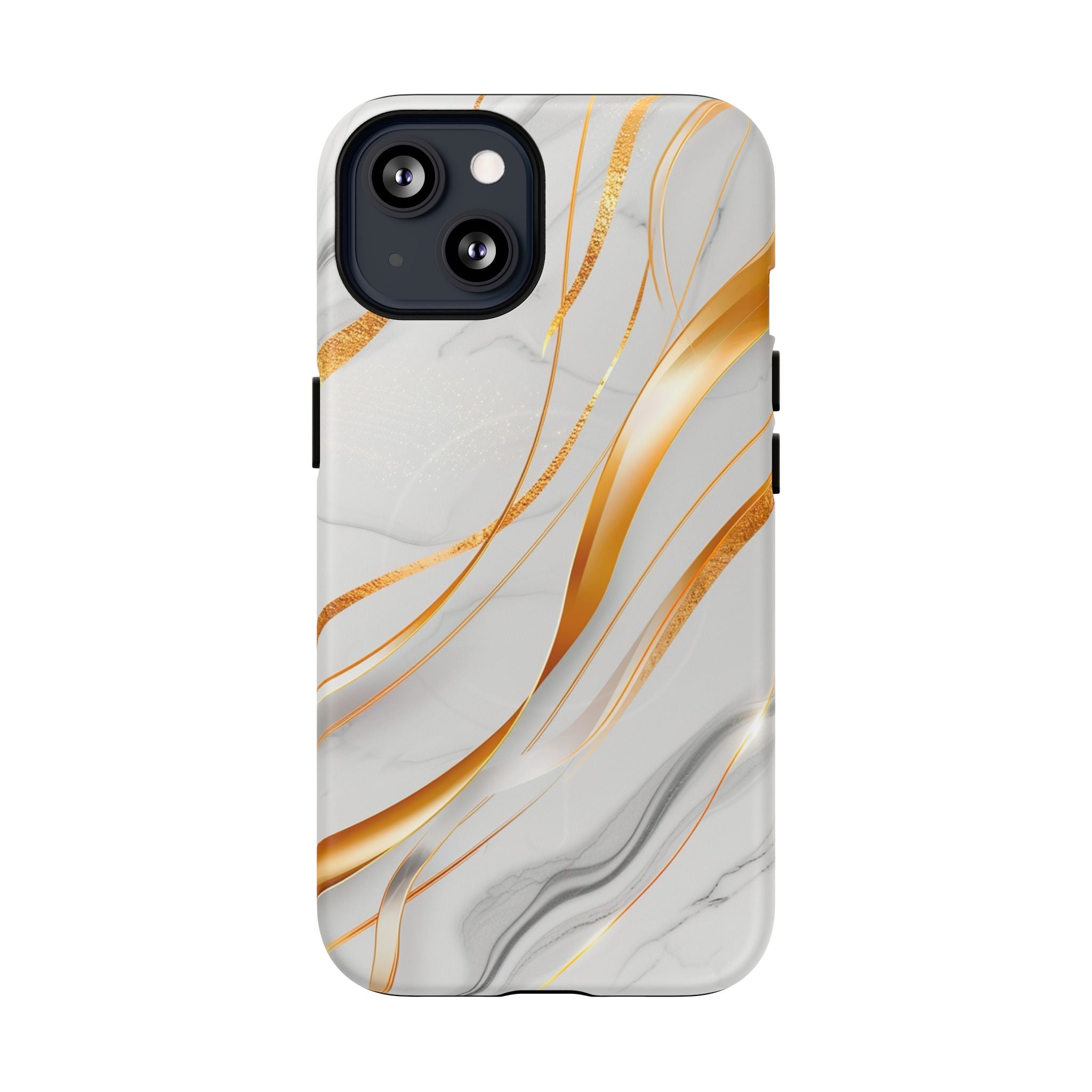 Marble Gold Wave Tough Magnetic Phone Case