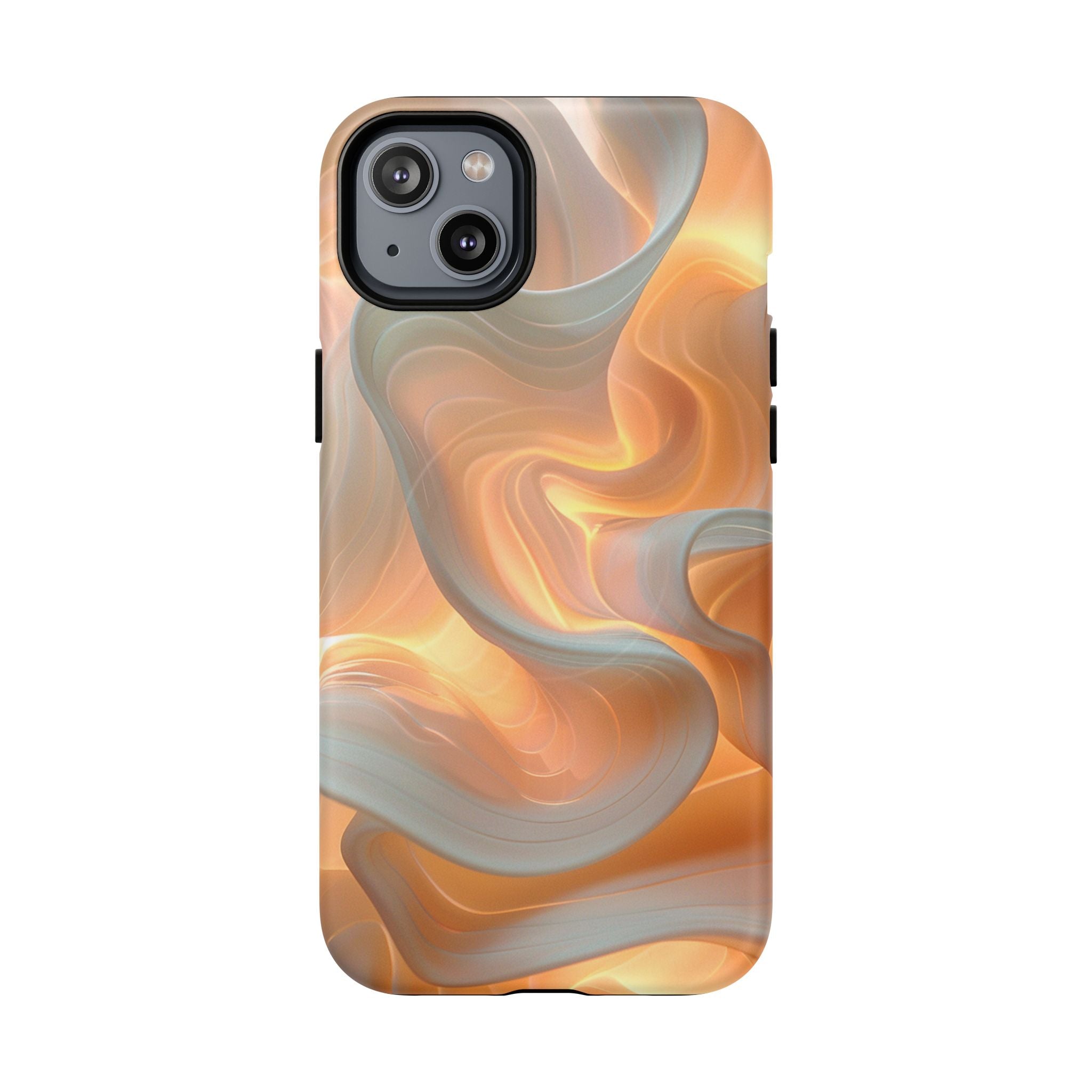 Marbled Amber Swirl Tough Magnetic Case