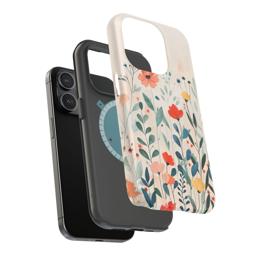 Floral Garden Magnetic Impact-Resistant Phone Case