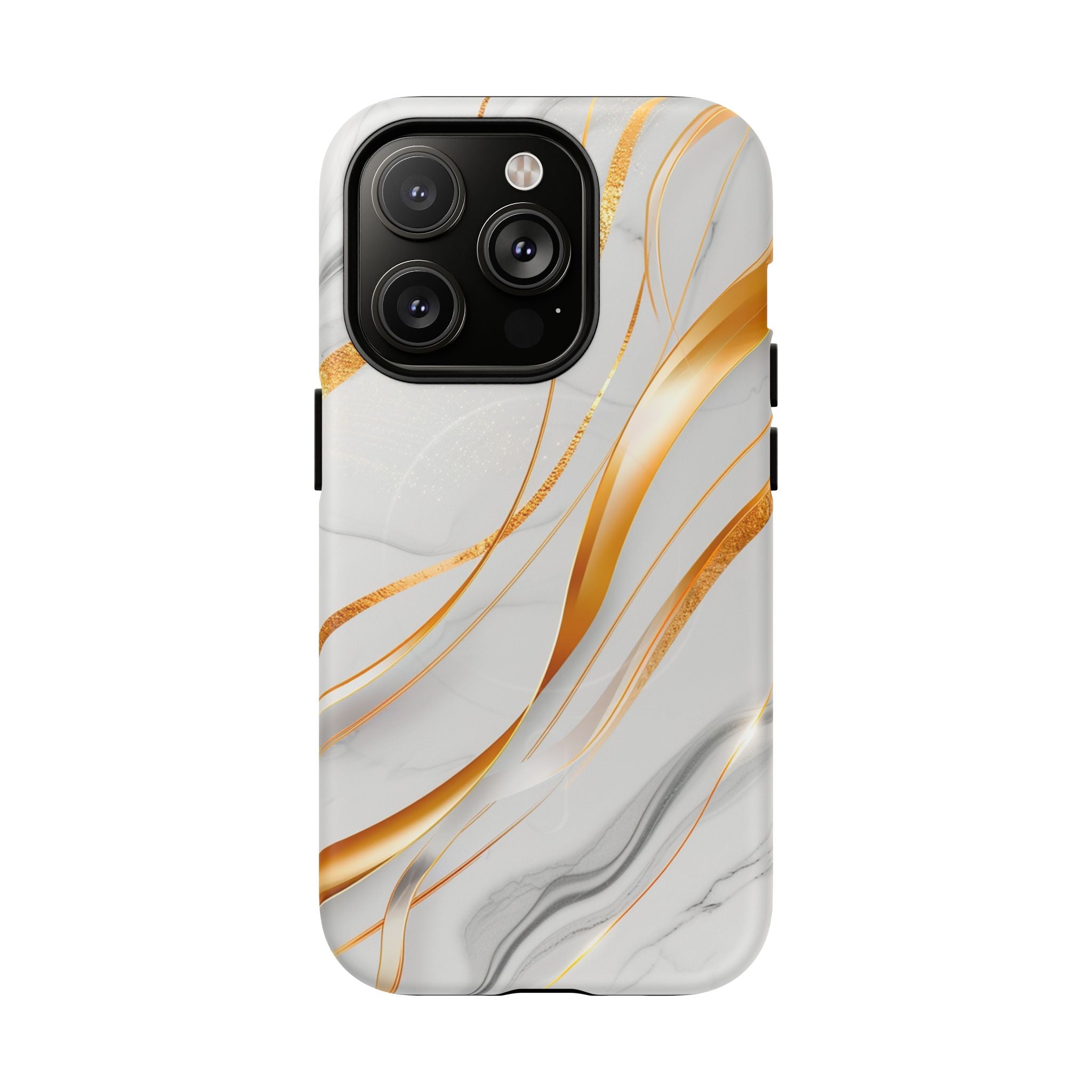 Marble Gold Wave Tough Magnetic Phone Case