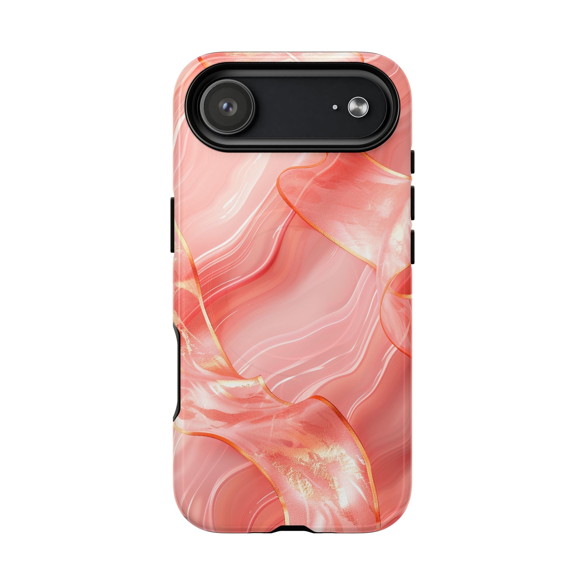 Pink Marble Magnetic Phone Case — Tough Protective iPhone Cover