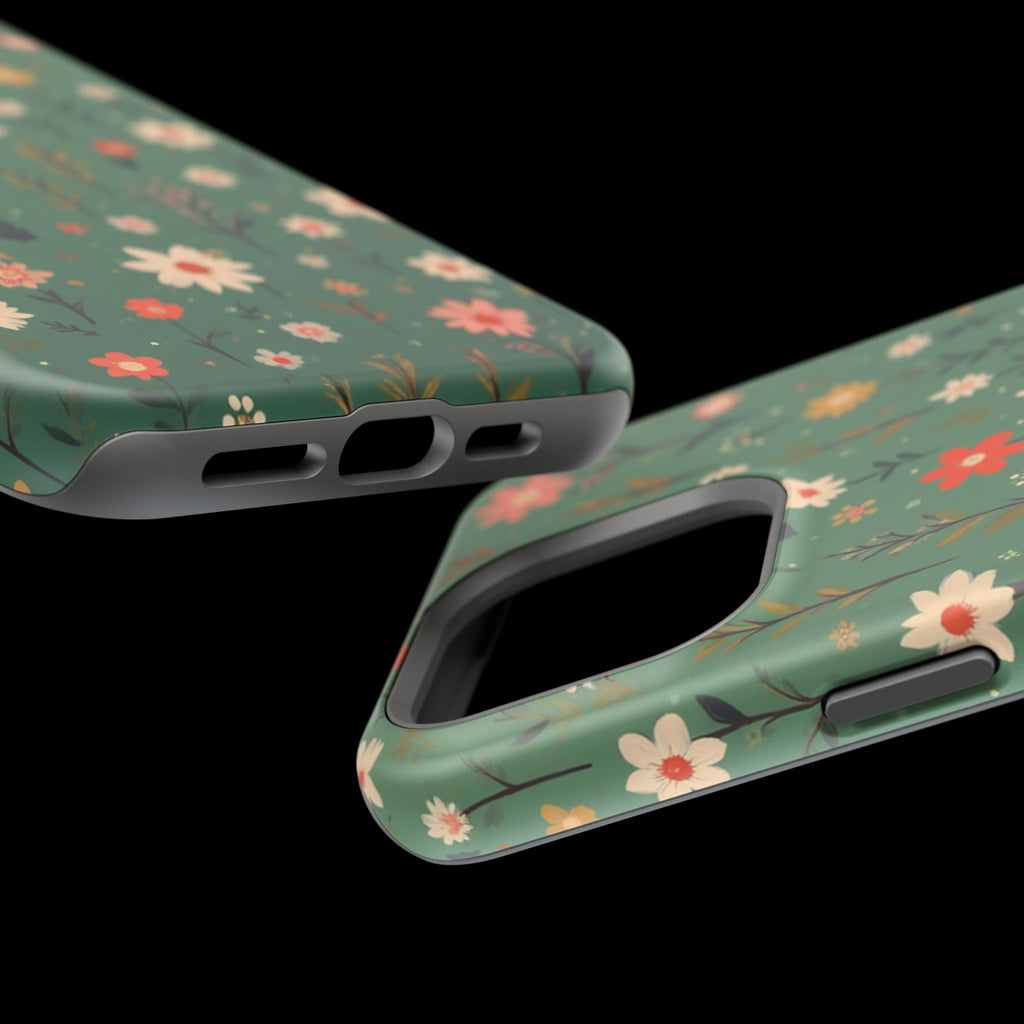 Floral Meadow Magnetic Impact-Resistant Phone Case