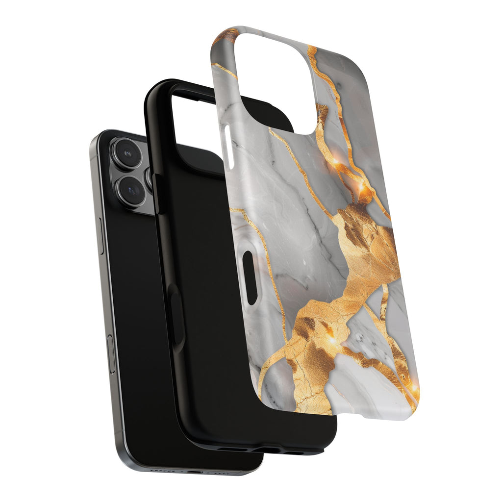 Marble Gold Vein Tough Magnetic Phone Case